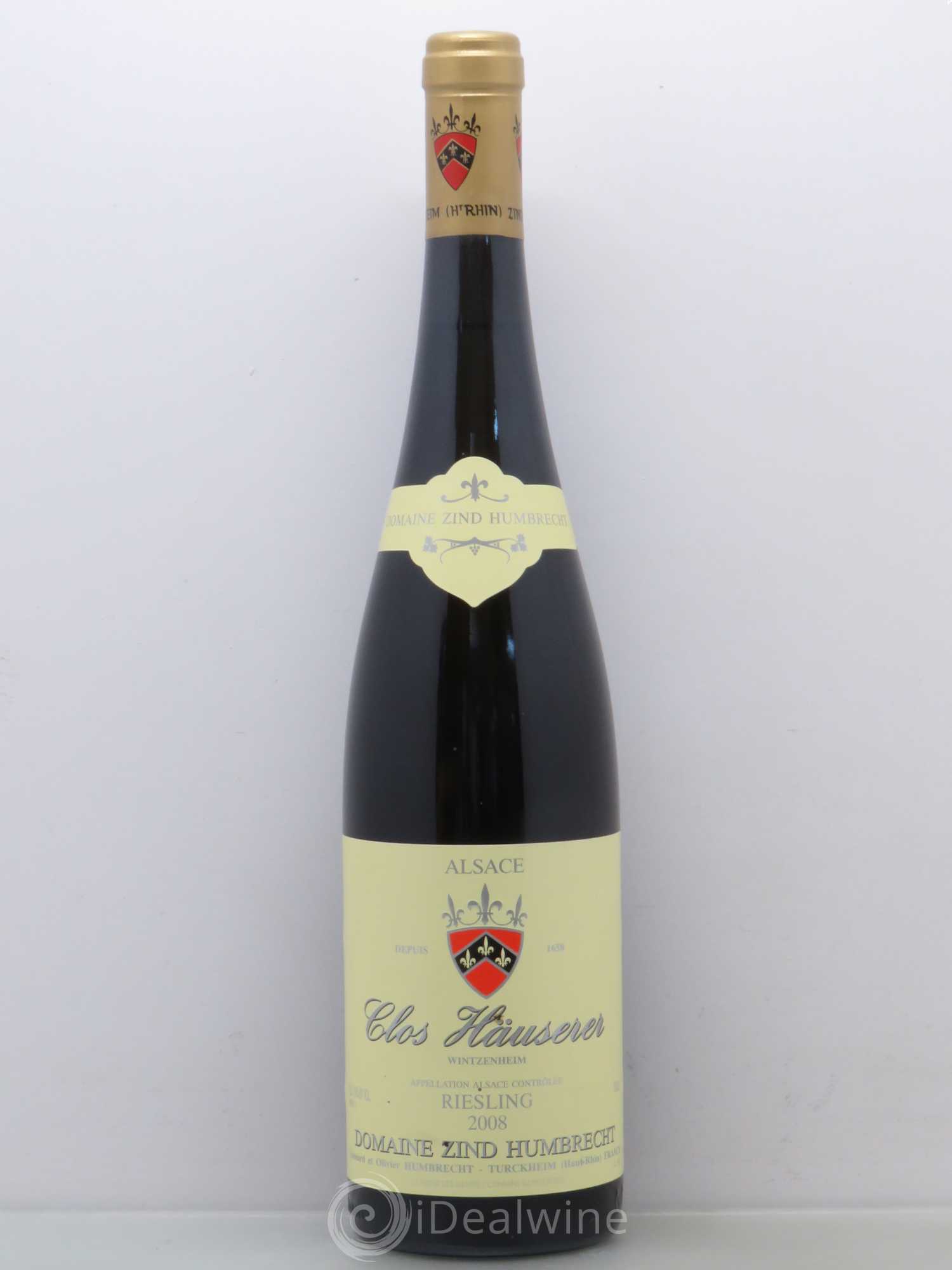 Alsace Riesling Clos Hauserer Zind-Humbrecht (Domaine) 2008 - Lot de 1 bouteille - 0