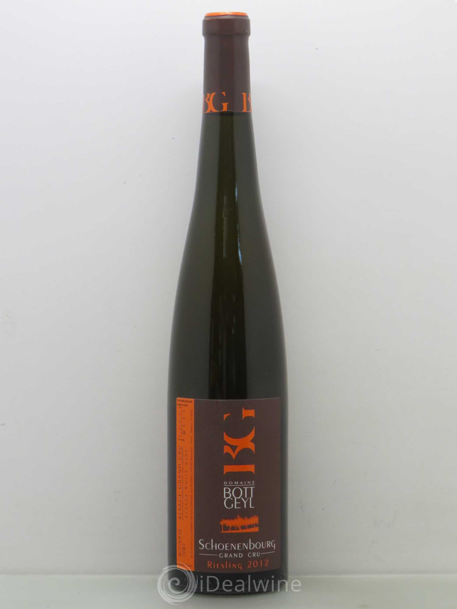 Alsace Grand Cru Schoenenbourg Riesling Bott-Geyl (Domaine) 2012 - Lot de 1 bouteille - 0