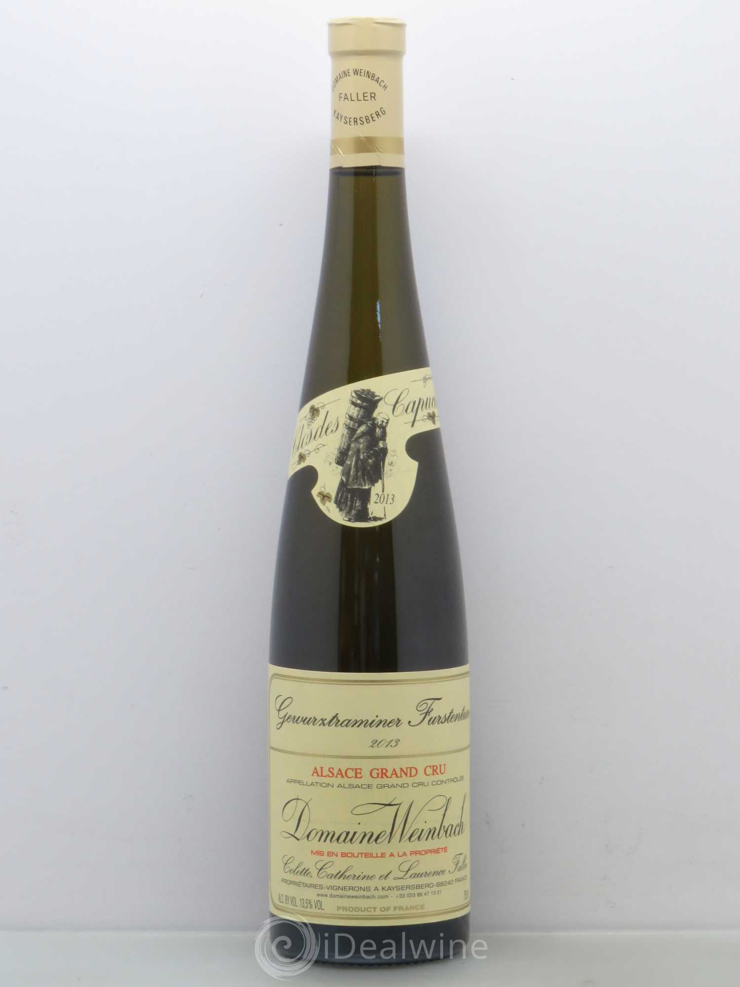 Alsace Grand Cru Gewurztraminer Furstentum Weinbach (Domaine) 2013 - Lot de 1 bouteille - 0