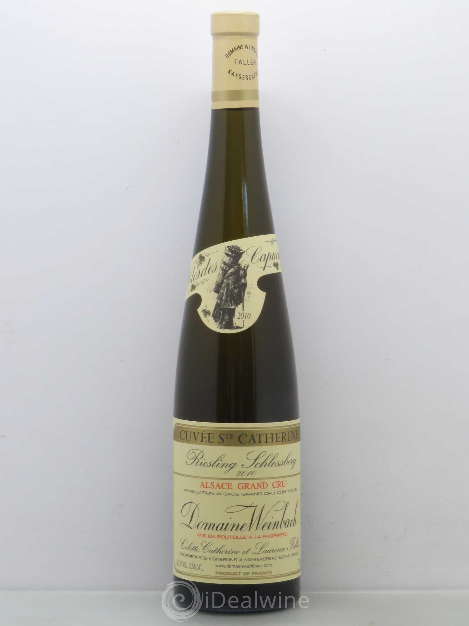 Alsace Grand Cru Schlossberg Riesling Weinbach (Domaine) Cuvée Sainte Catherine 2010 - Posten von 1 Flasche - 0