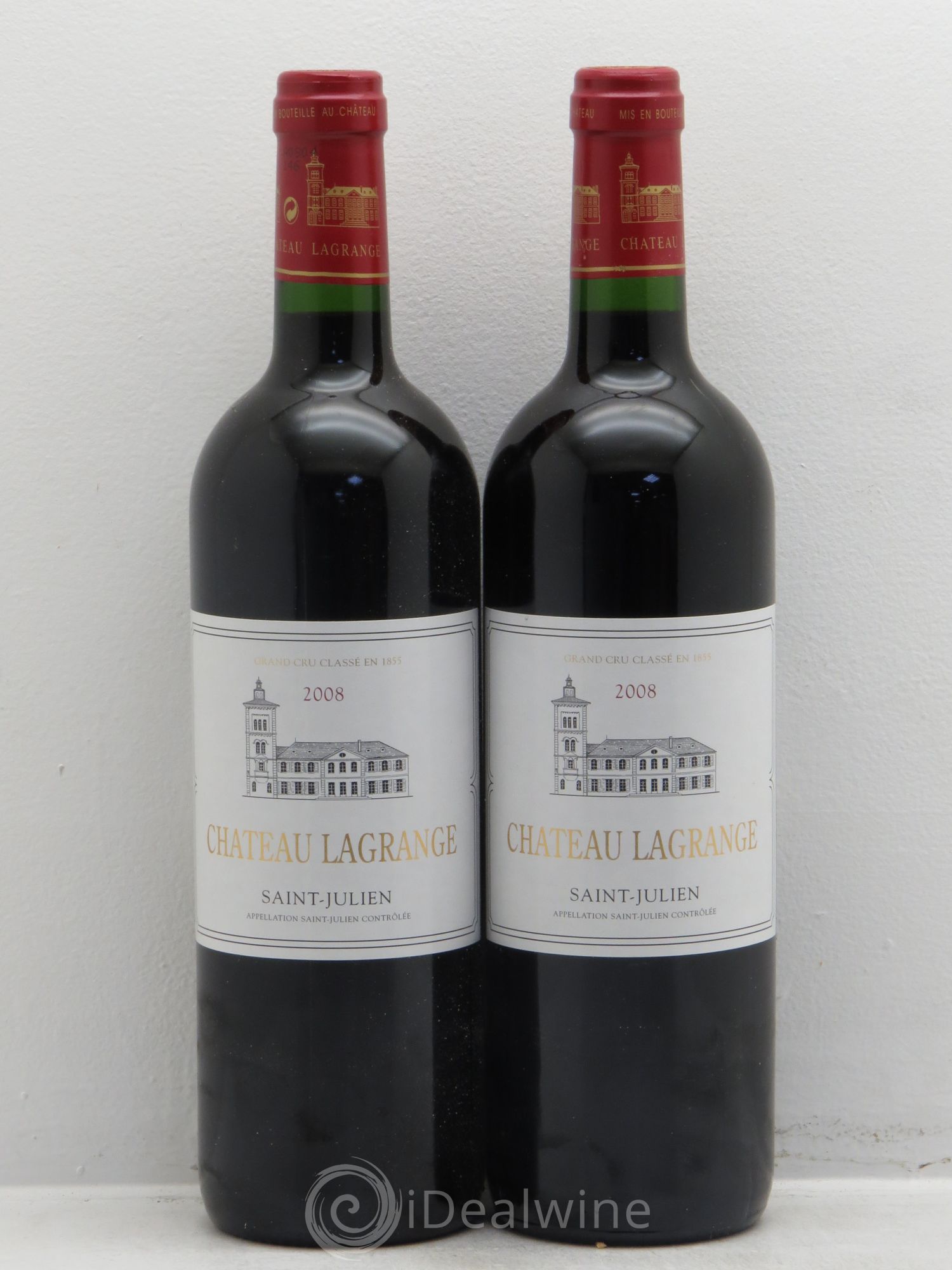 Château Lagrange 3ème Grand Cru Classé 2008 - Lot de 2 bouteilles - 0