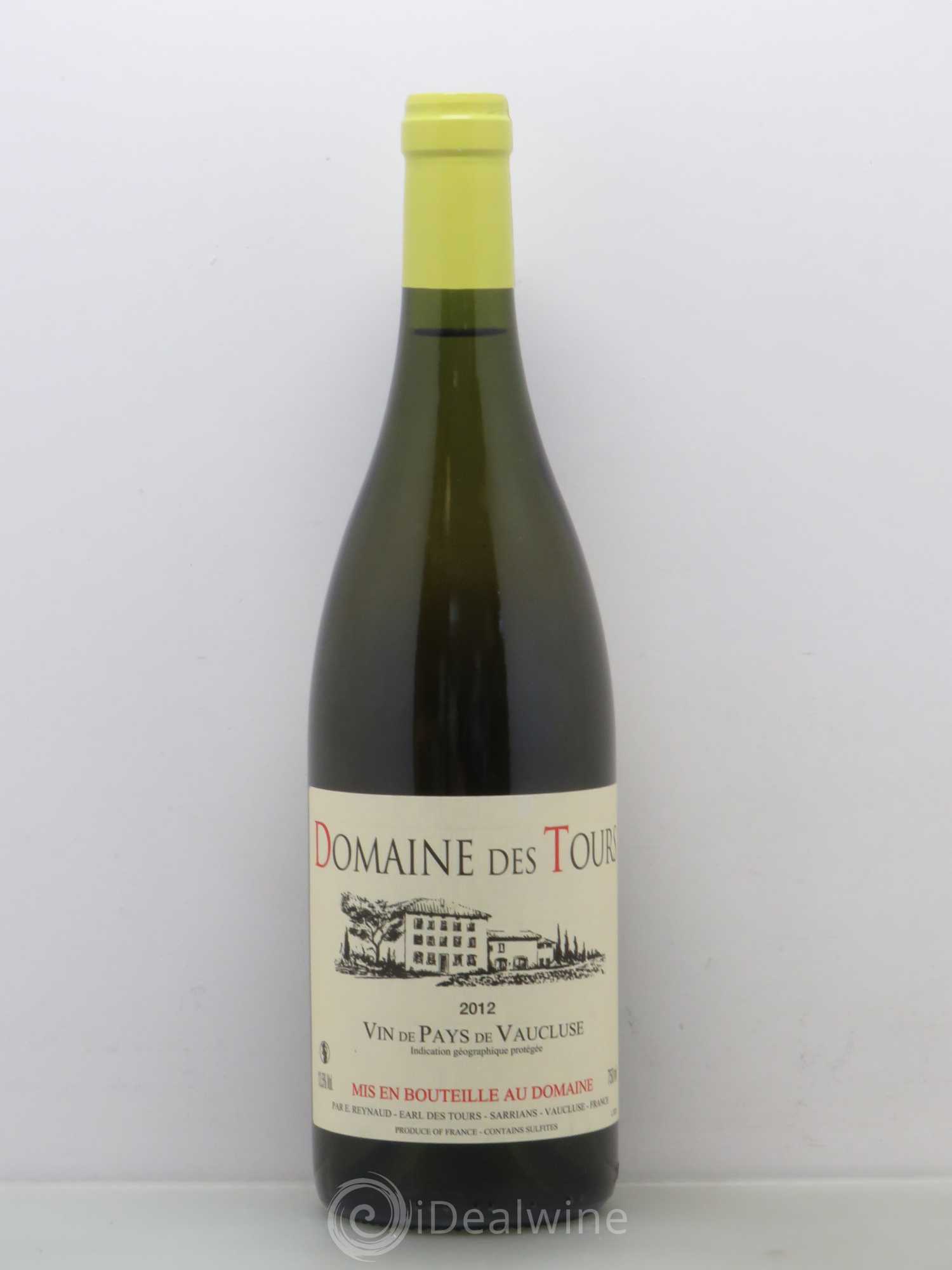 Côtes-du-Rhône Château des Tours Emmanuel Reynaud Domaine des Tours Vin de pays de Vaucluse Blanc 2012 - Posten von 1 Flasche - 0
