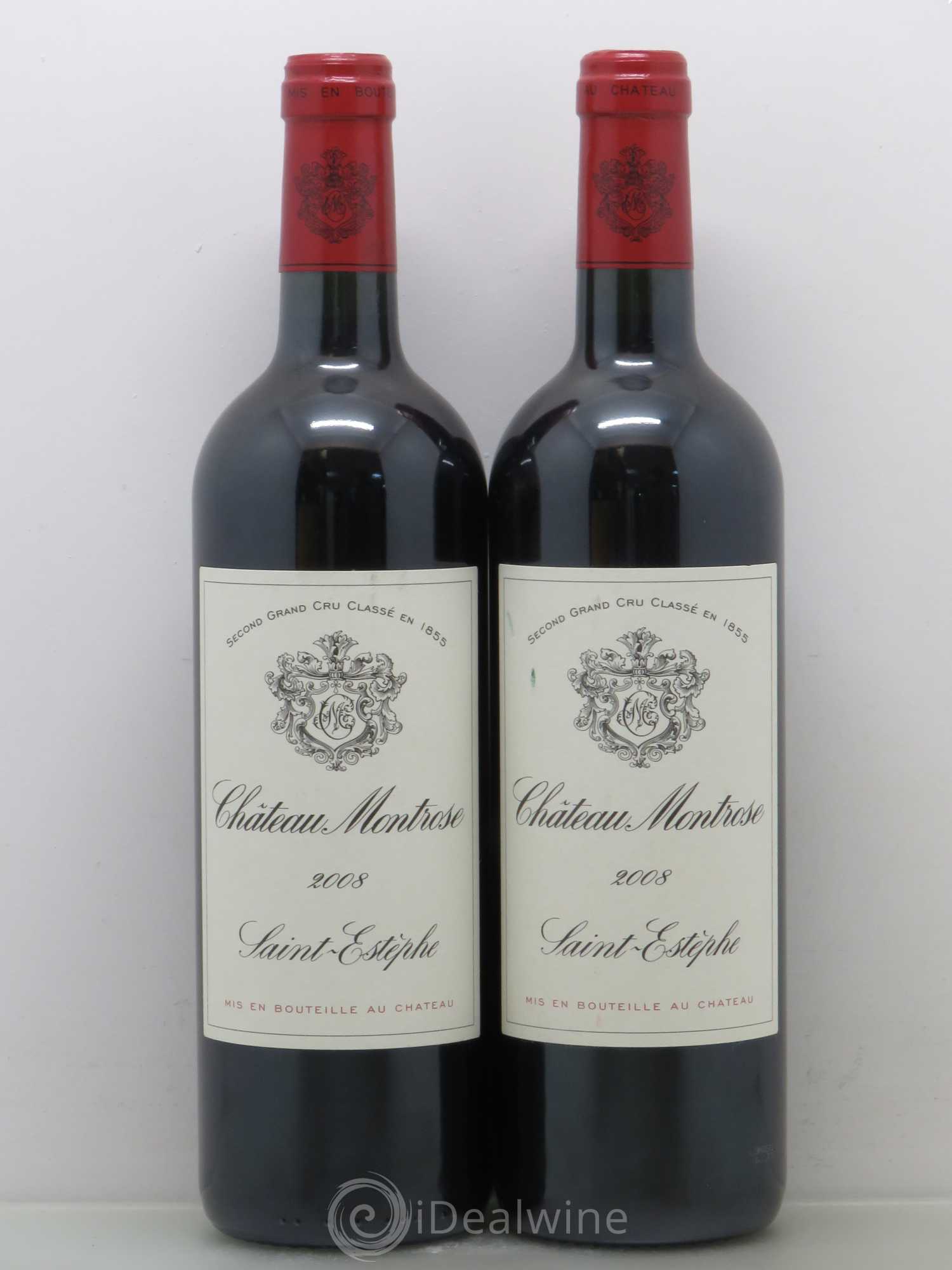 Château Montrose 2ème Grand Cru Classé 2008 - Lot de 2 bouteilles - 0