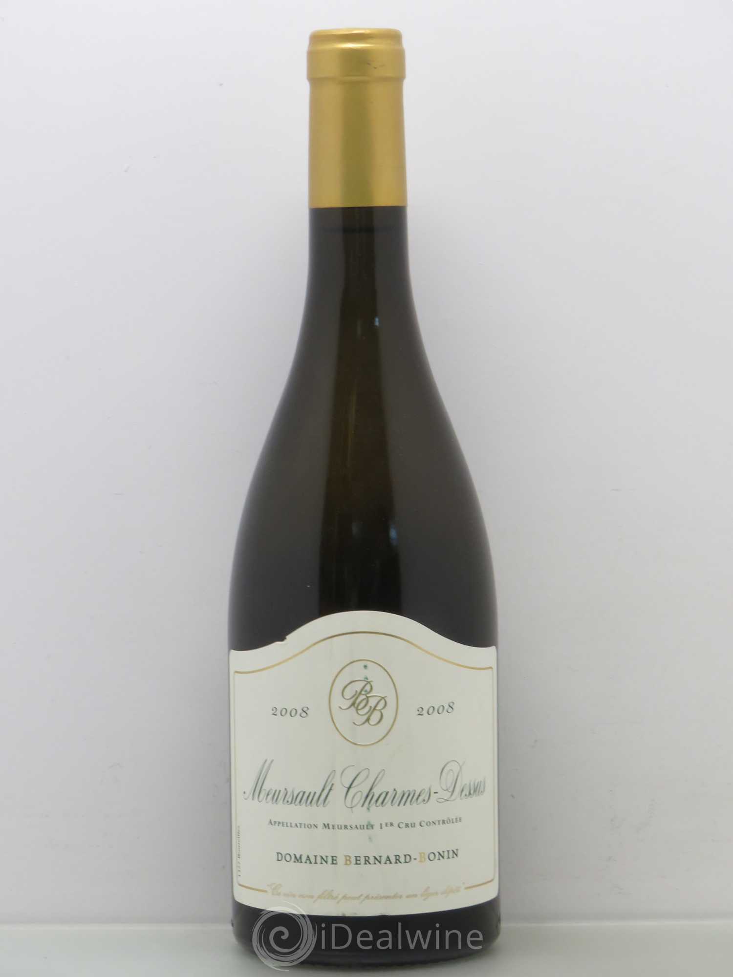 Meursault 1er Cru Charmes Dessus Domaine Bernard Bonin 2008 - Posten von 1 Flasche - 0