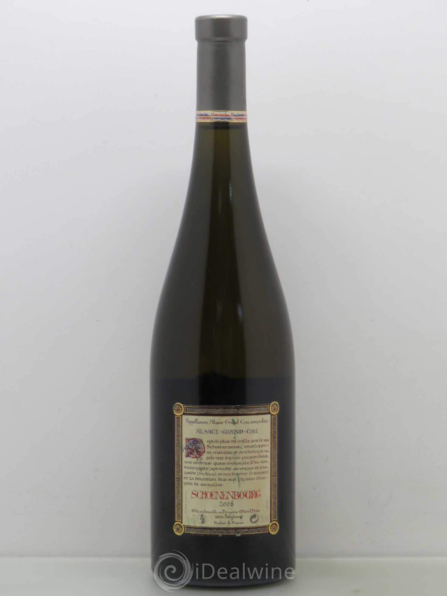 Alsace Grand Cru Schoenenbourg Marcel Deiss (Domaine) 2008 - Lot de 1 bouteille - 1