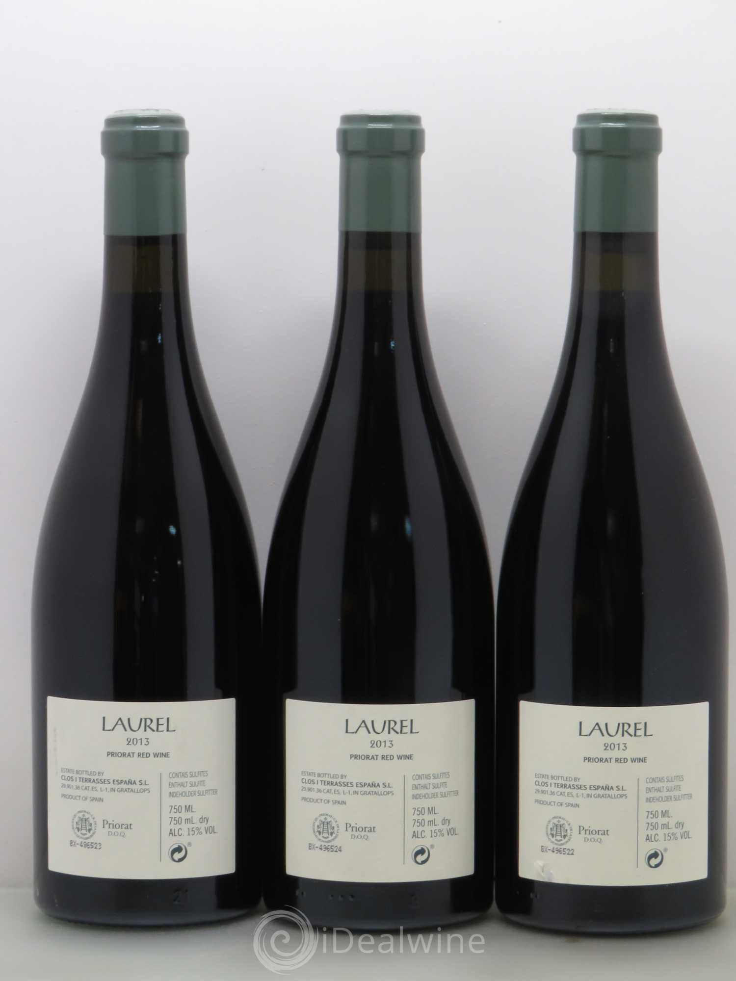 Priorat Clos Erasmus DOCA Daphne Glorian Laurel Priorat 2013 - Lot de 3 bouteilles - 1
