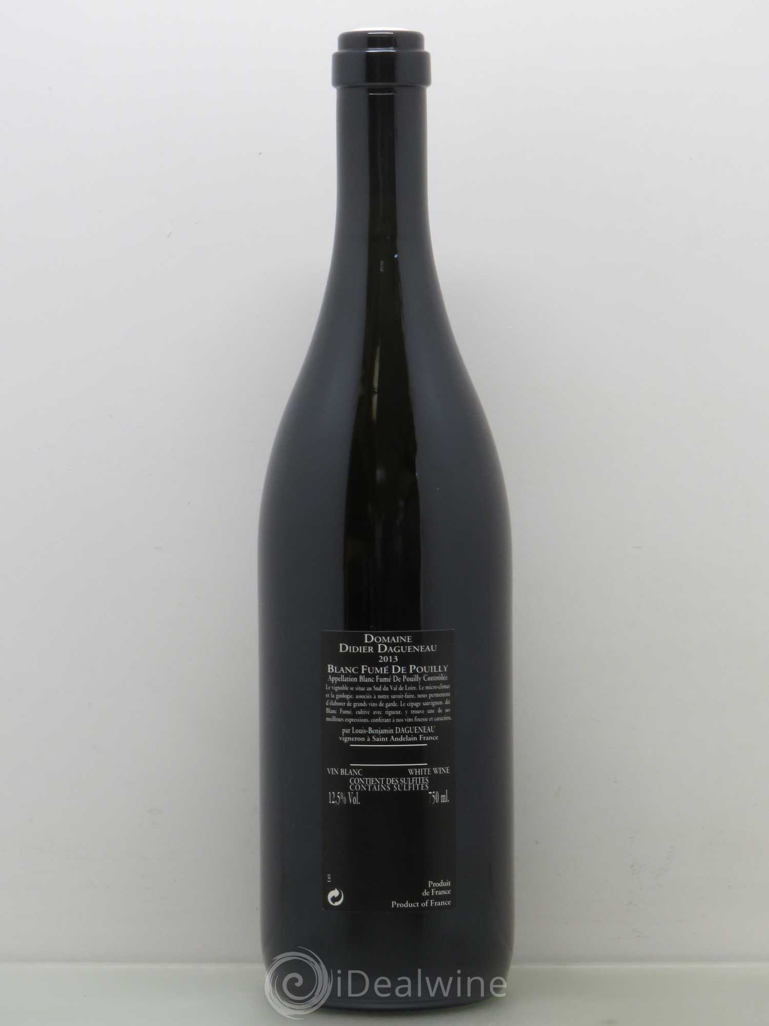 Vin de France (anciennement Pouilly-Fumé) Silex Dagueneau (Domaine Didier - Louis-Benjamin) 2013 - Lot de 1 bouteille - 1