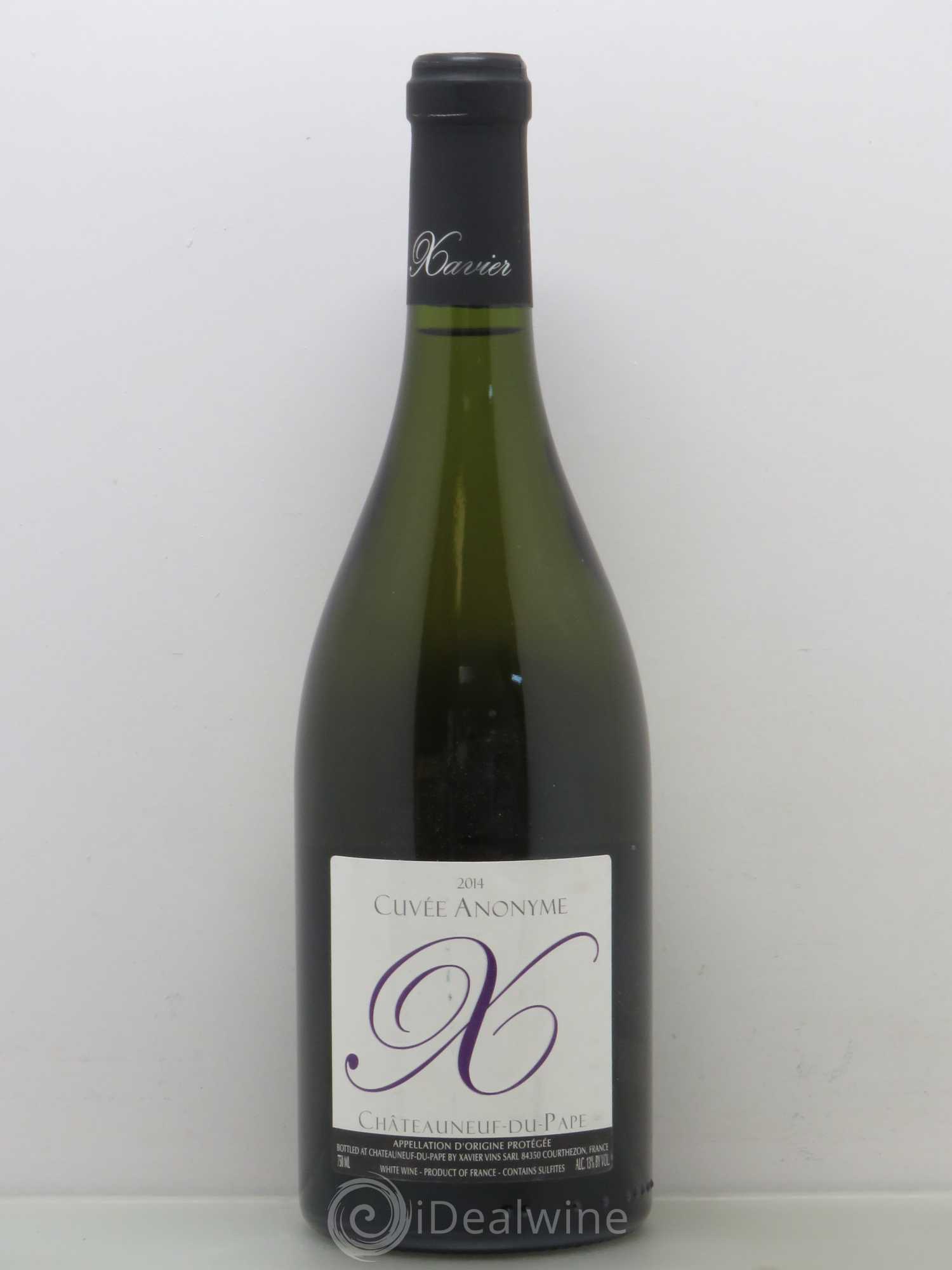 Châteauneuf-du-Pape Xavier Vignon Cuvée Anonyme 2014 - Posten von 1 Flasche - 0