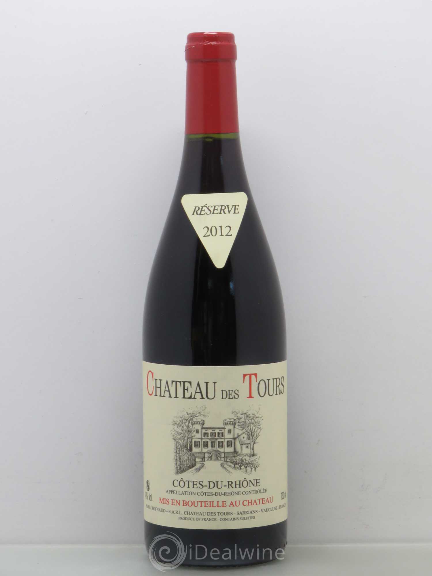 Côtes-du-Rhône Château des Tours Emmanuel Reynaud 2012 - Lot de 1 bouteille - 0