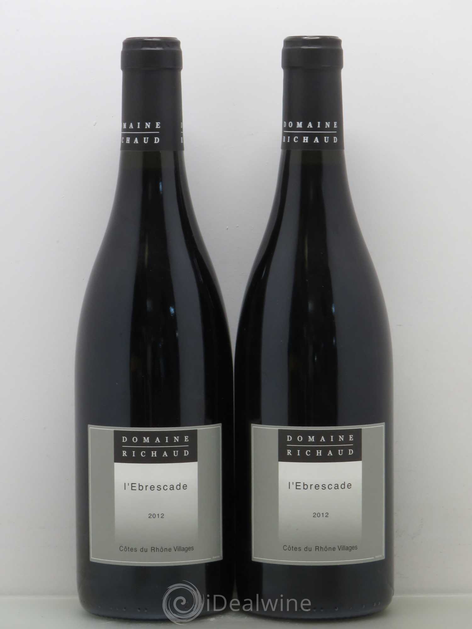 Cairanne Ebrescade Marcel Richaud 2012 - Lot de 2 bouteilles - 0