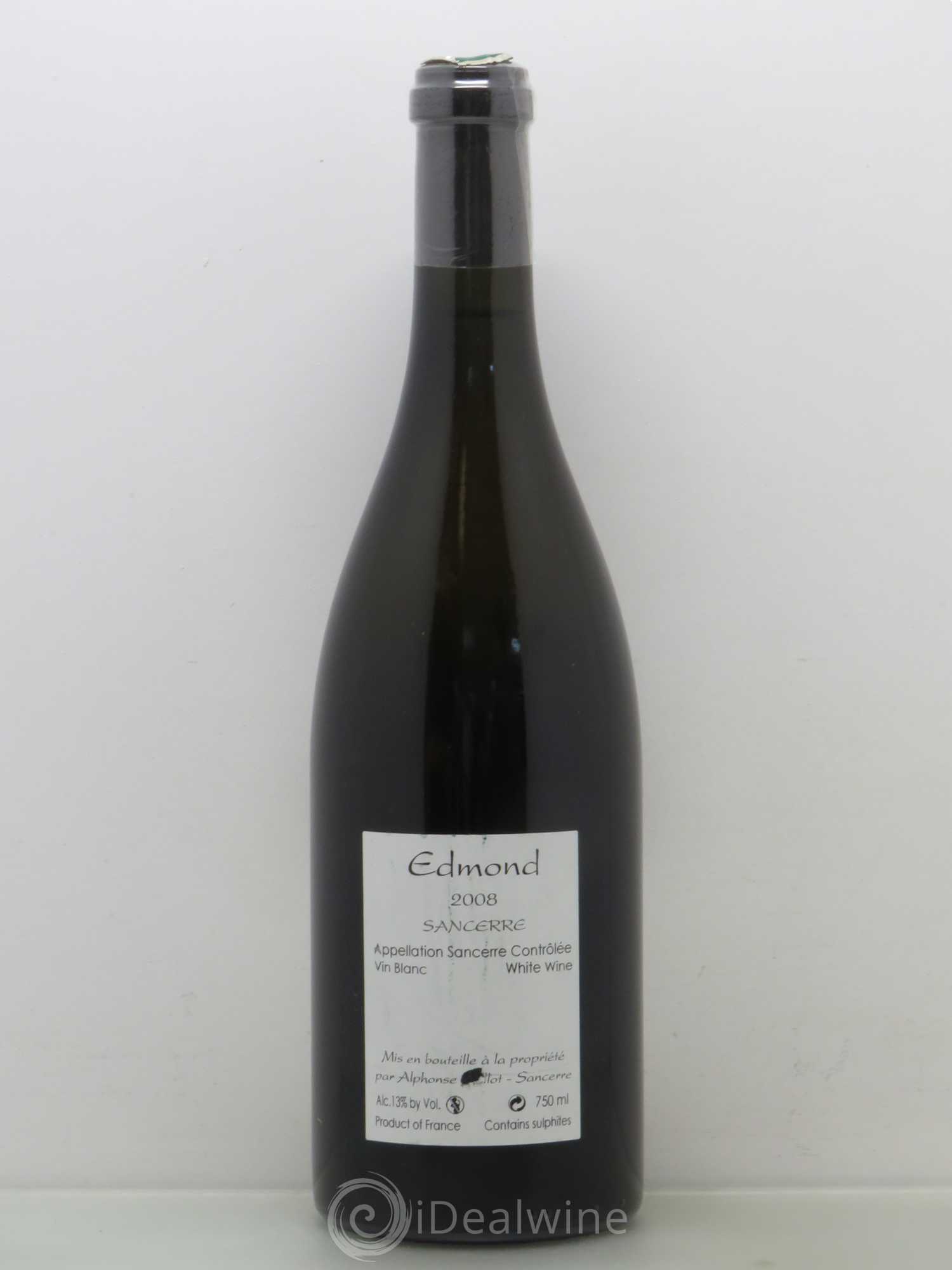 Sancerre Cuvée Edmond Alphonse Mellot 2008 - Lot de 1 bouteille - 1
