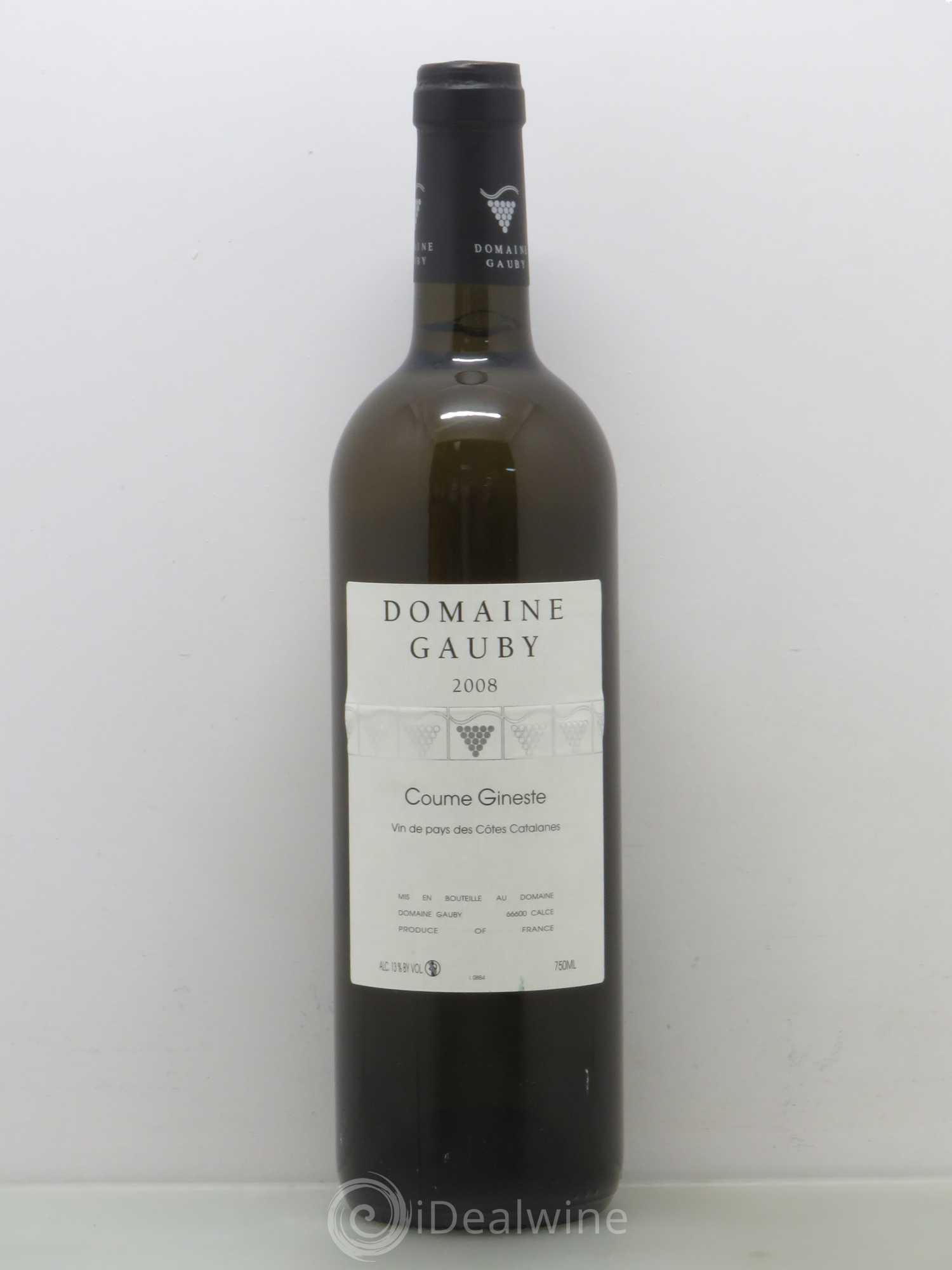 Côtes Catalanes Coume Gineste Gauby (Domaine) 2008 - Lot de 1 bouteille - 0