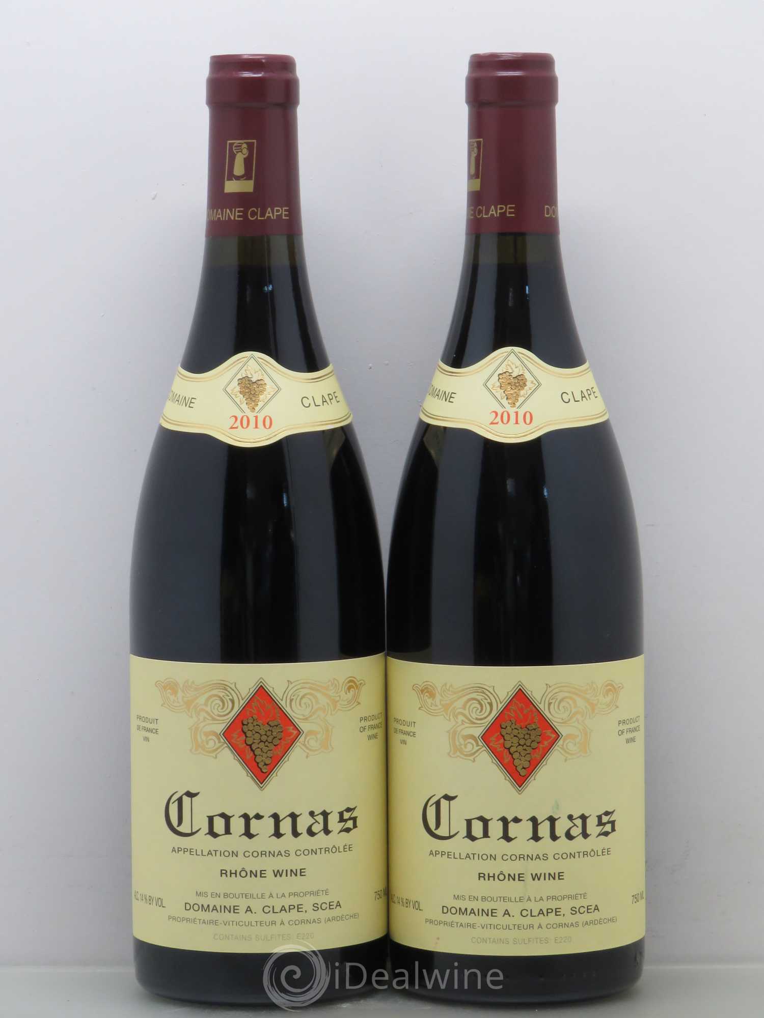 Cornas Auguste Clape 2010 - Lot de 2 bouteilles - 0