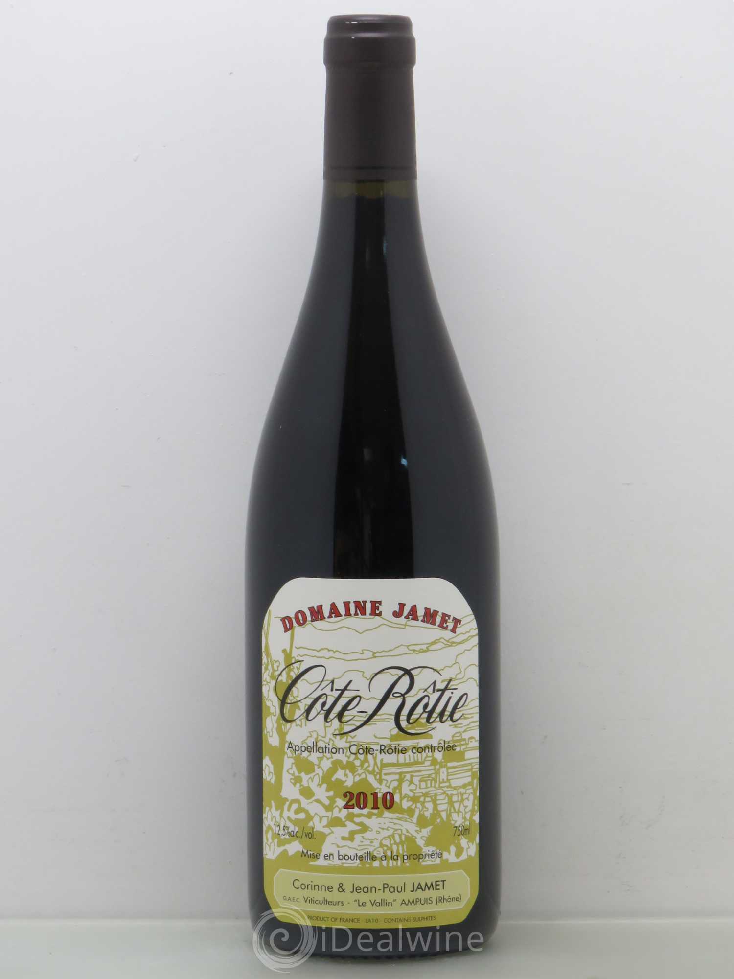 Côte-Rôtie Jamet (Domaine) 2010 - Lot de 1 bouteille - 0