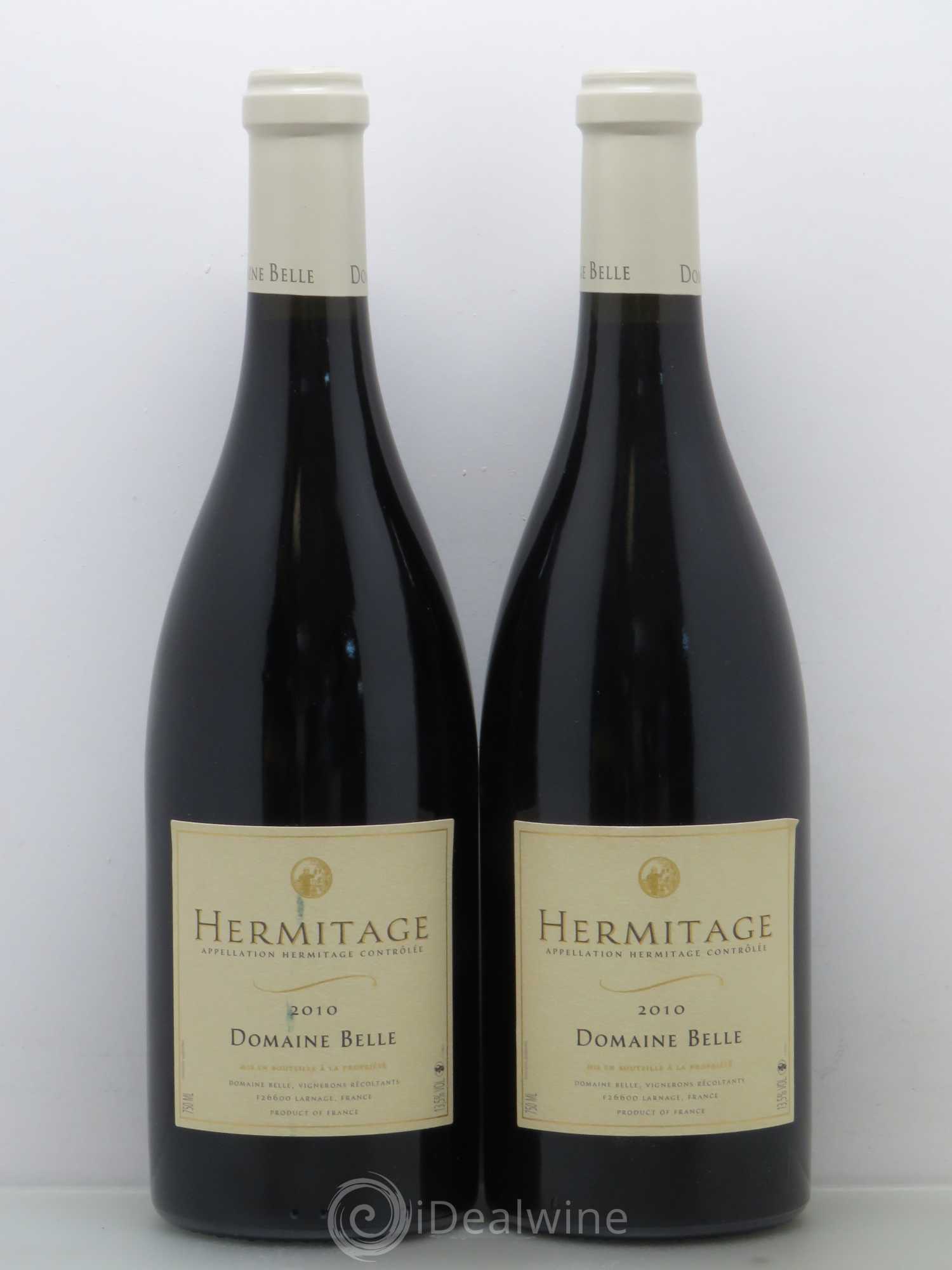 Hermitage Domaine Belle 2010 - Lot de 2 bouteilles - 0