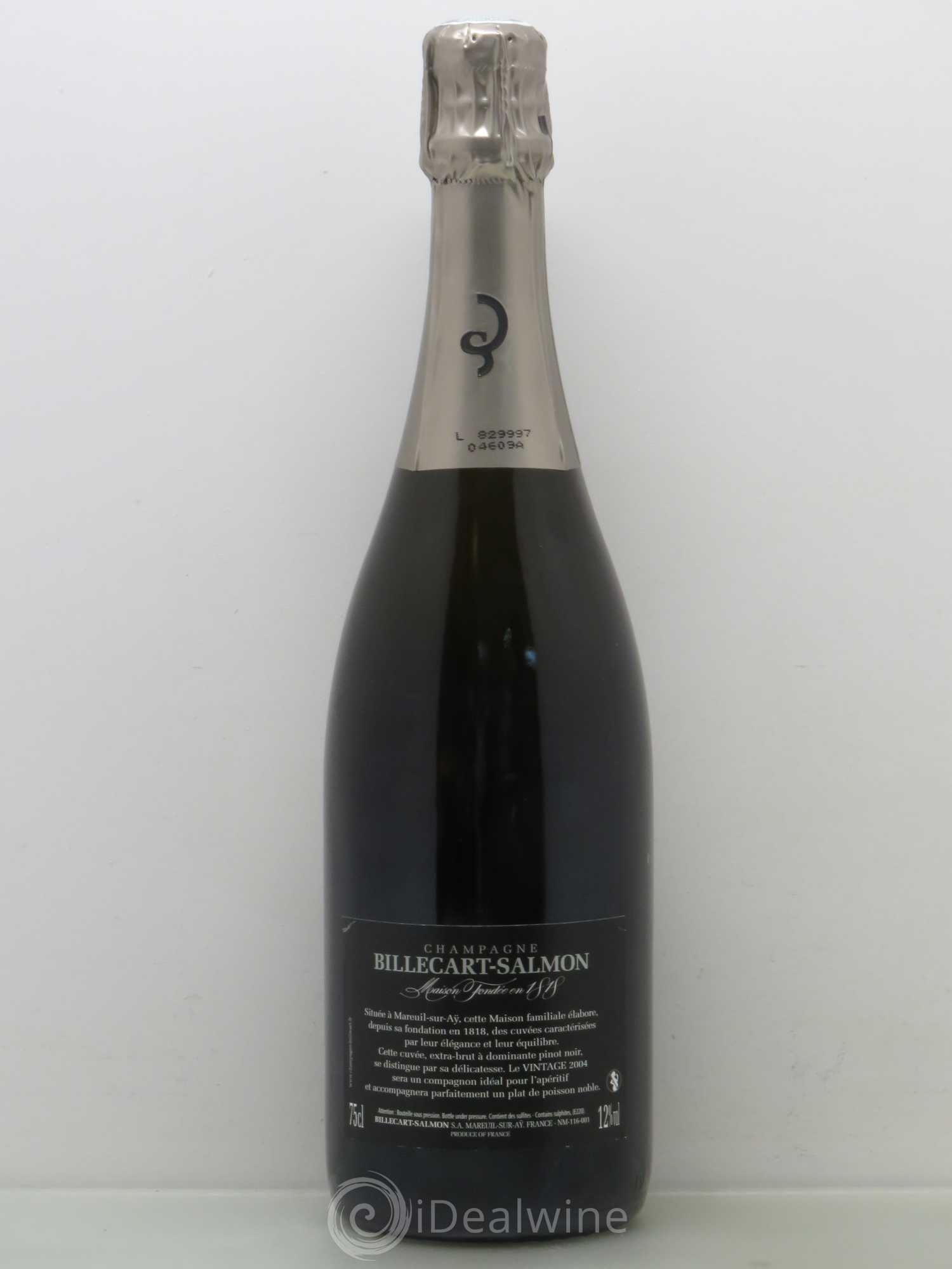 Extra-Brut Billecart-Salmon 2004 - Lot of 1 bottle - 1