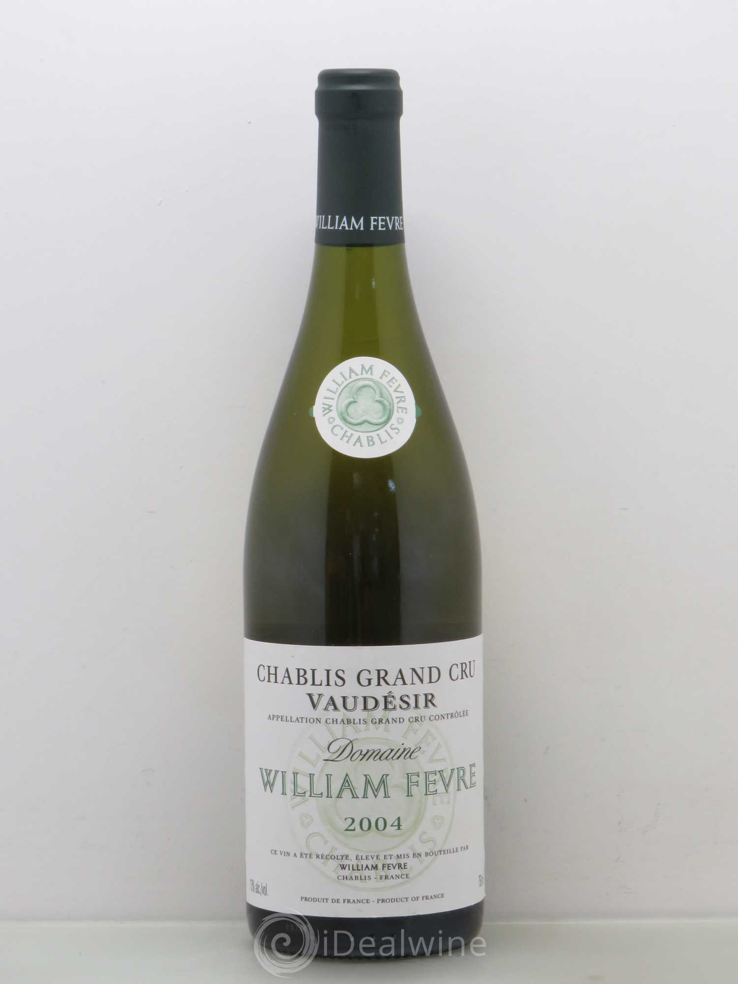 Chablis Grand Cru Vaudésir William Fèvre (sans prix de réserve) 2004 - Lot de 1 bouteille - 0