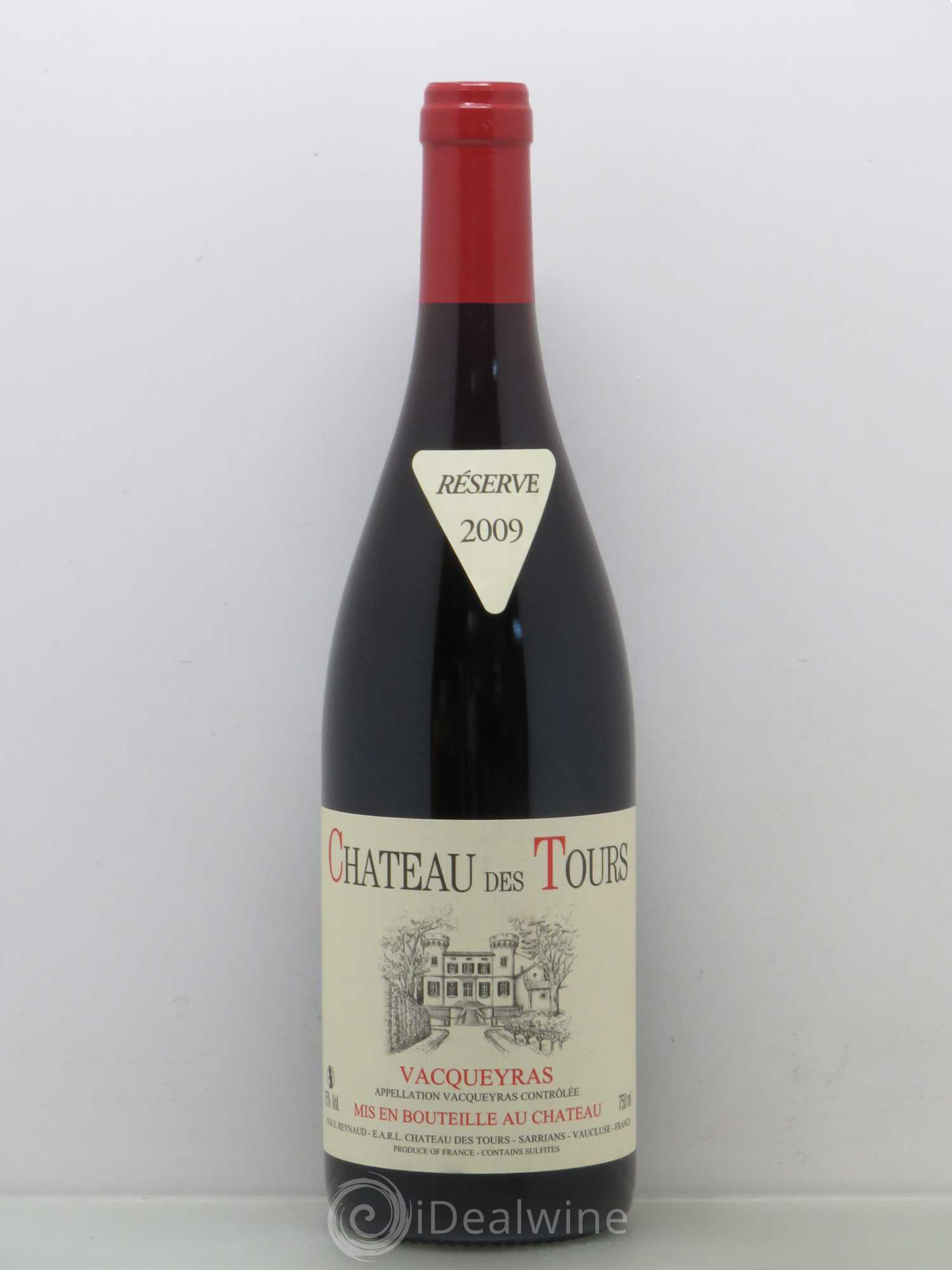 Vacqueyras Château des Tours Emmanuel Reynaud 2009 - Lot de 1 bouteille - 0