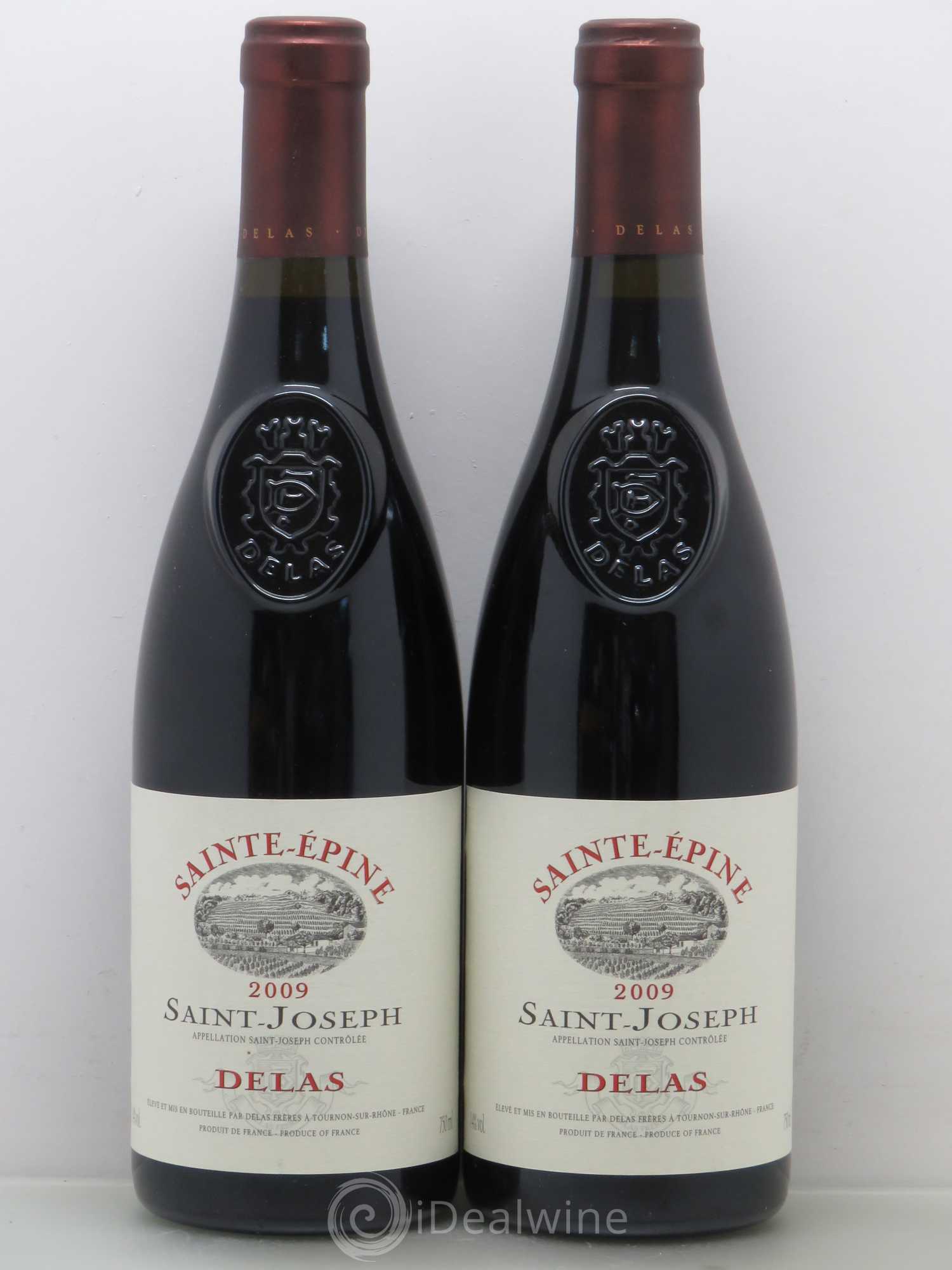 Saint-Joseph Sainte-Epine Delas Frères 2009 - Lot de 2 bouteilles - 0