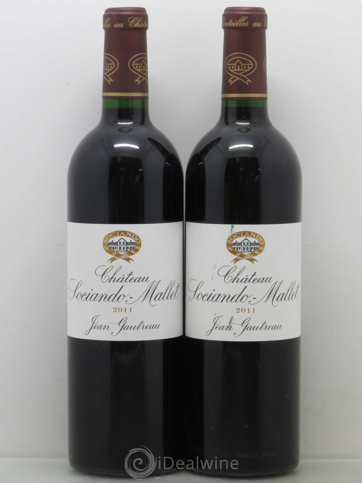 Château Sociando Mallet 2011 - Lot de 2 bouteilles - 0