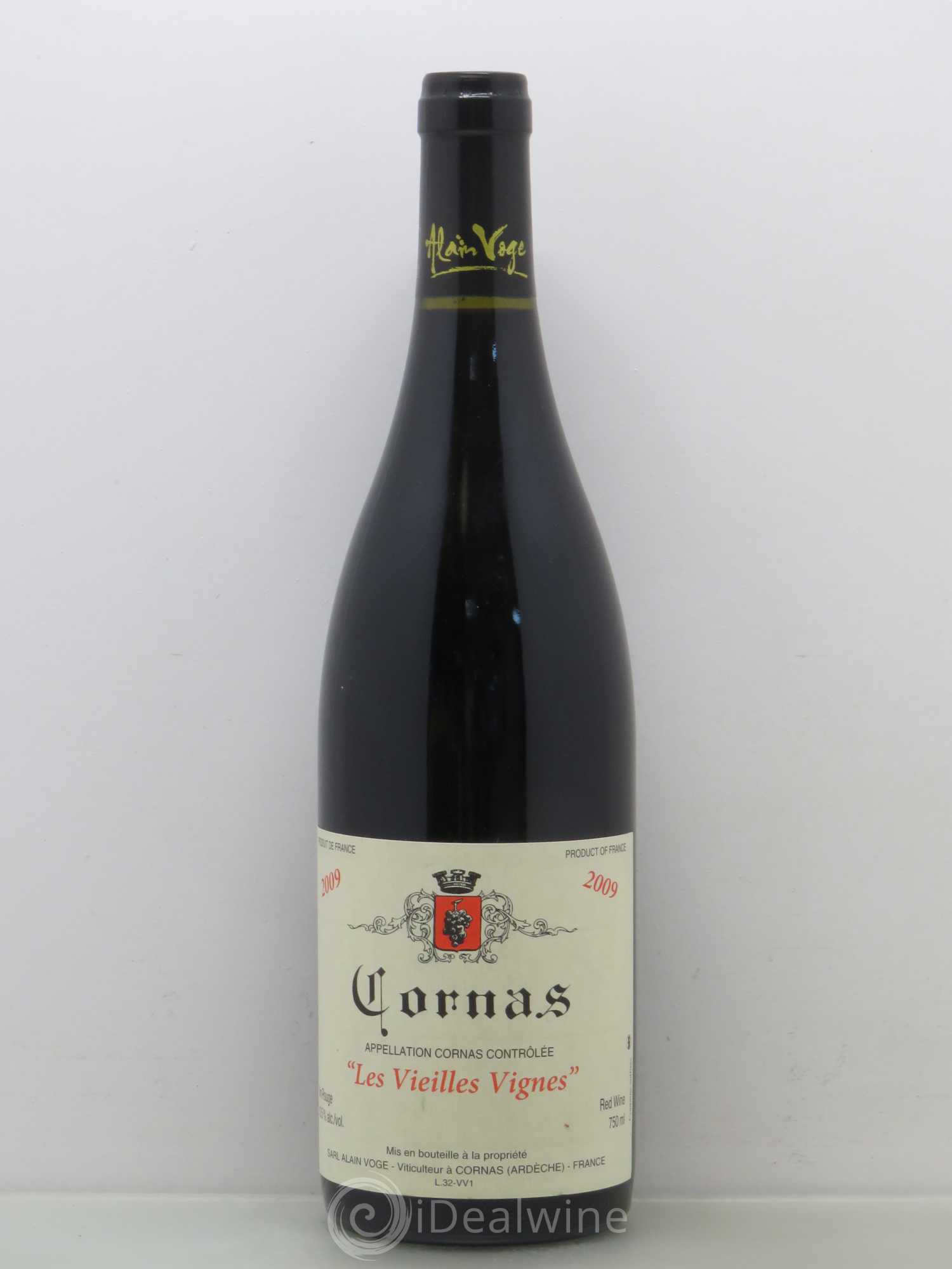 Cornas Les Vieilles Vignes Alain Voge (Domaine) 2009 - Lot de 1 bouteille - 0