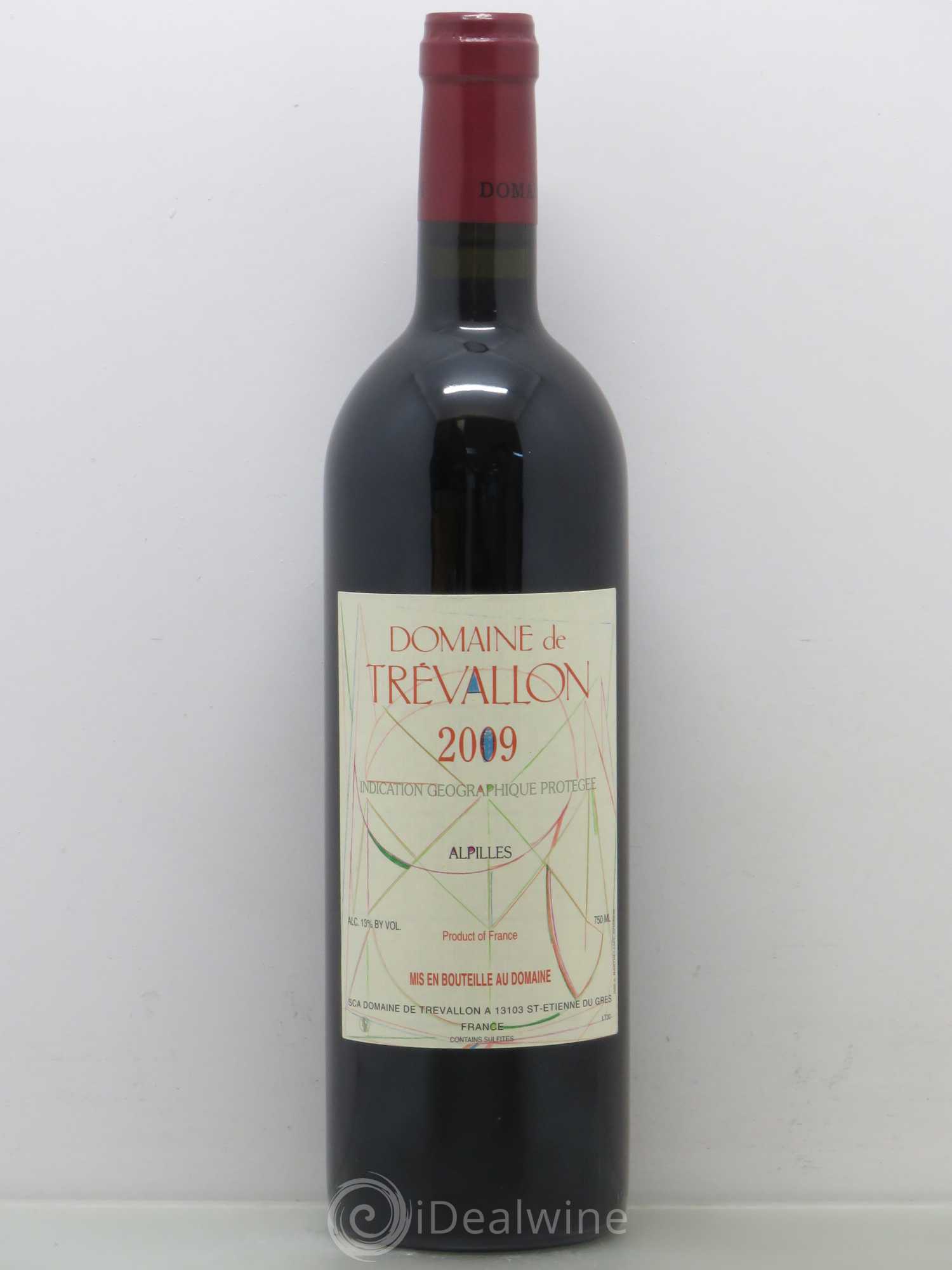 Coteaux d'Aix-en-Provence Trévallon (Domaine de) Eloi Dürrbach 2009 - Lot de 1 bouteille - 0