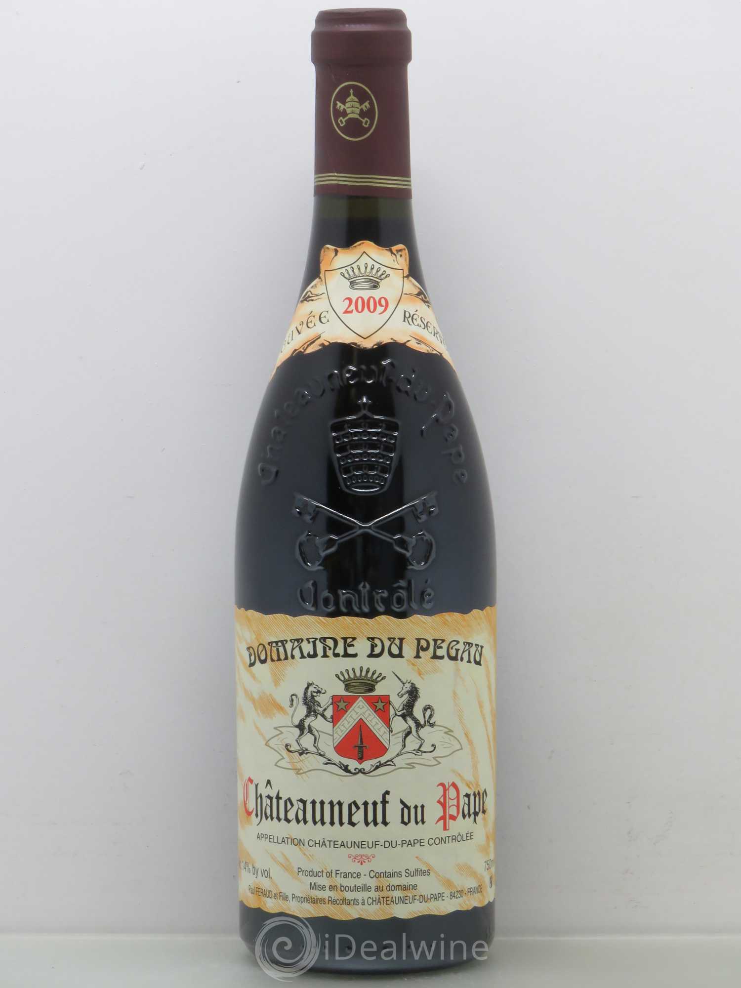 Châteauneuf-du-Pape Domaine du Pégau Cuvée Réservée Paul et Laurence Féraud 2009 - Lot de 1 bouteille - 0