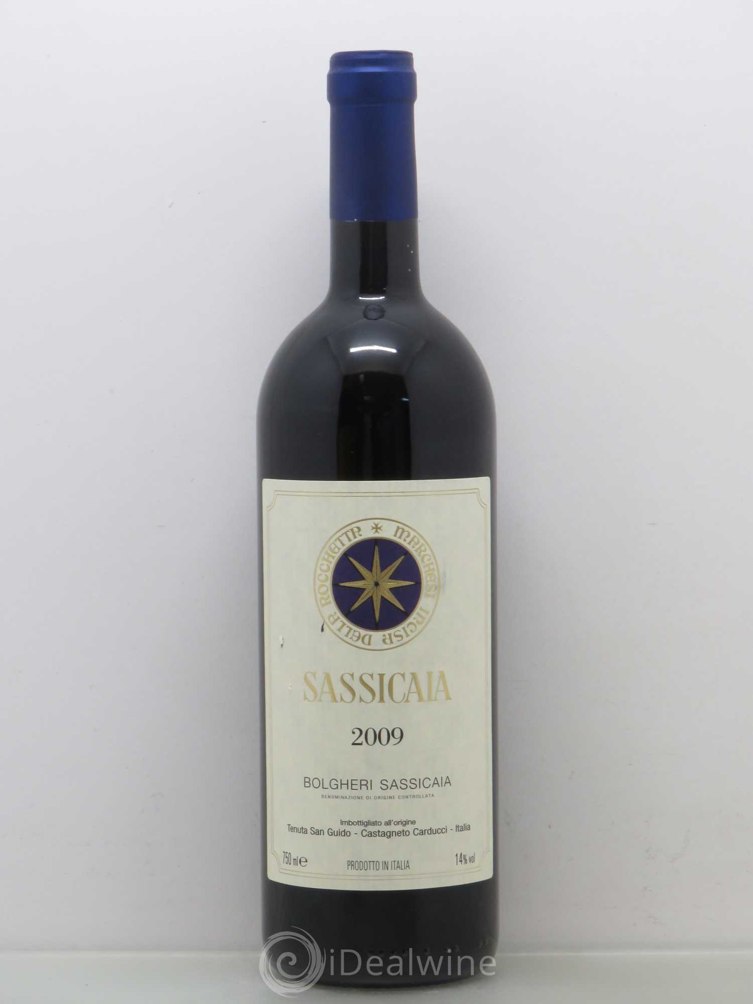 Bolgheri DOC Sassicaia Tenuta San Guido 2009 - Lot de 1 bouteille - 0