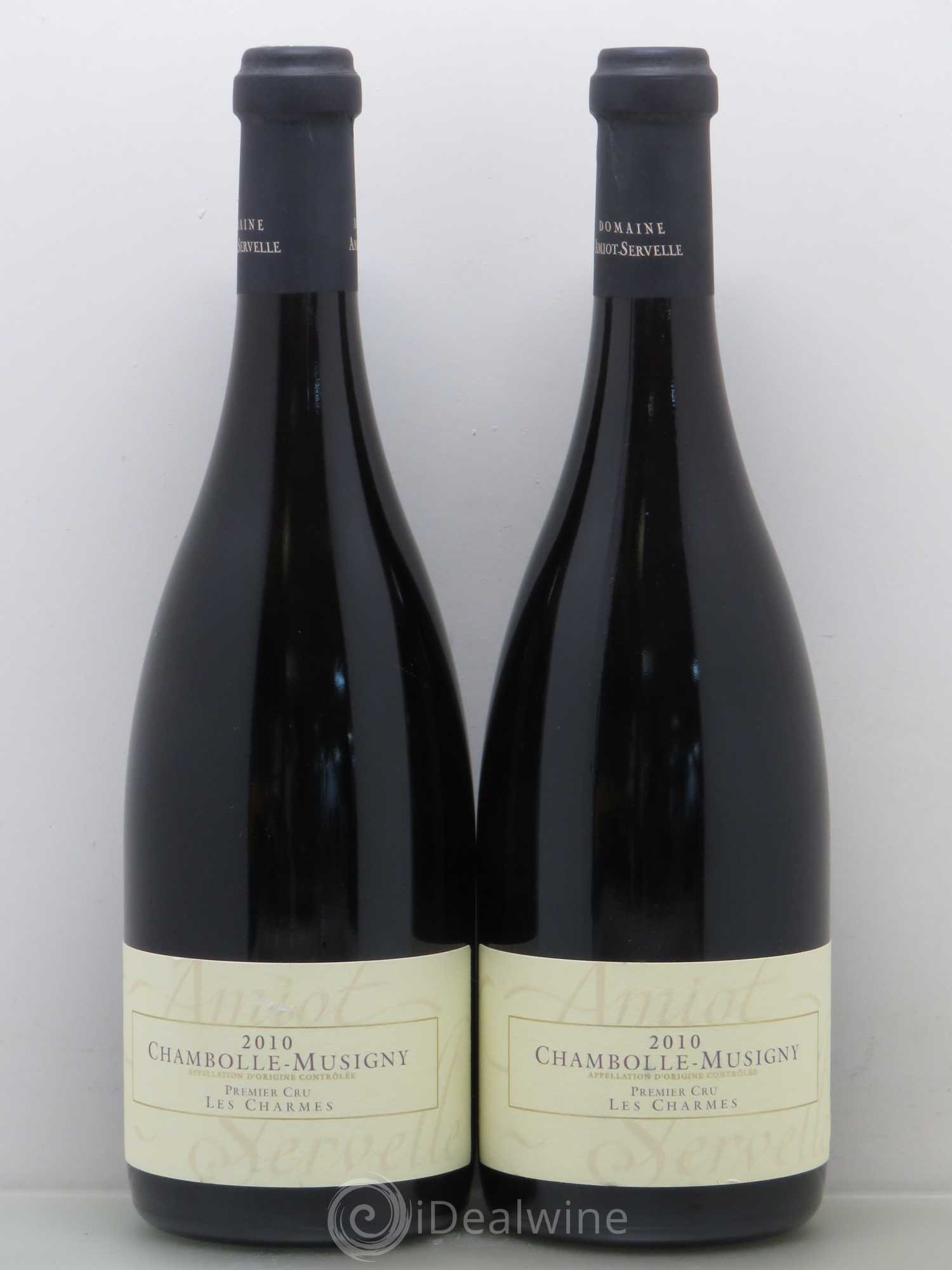 Chambolle-Musigny 1er Cru Les Charmes Domaine Amiot Servelle 2010 - Posten von 2 Flaschen - 0