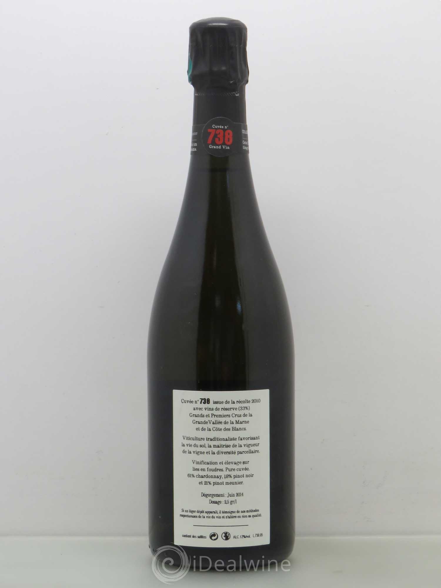 Cuvée 738 Extra-Brut Jacquesson - Posten von 1 Flasche - 1