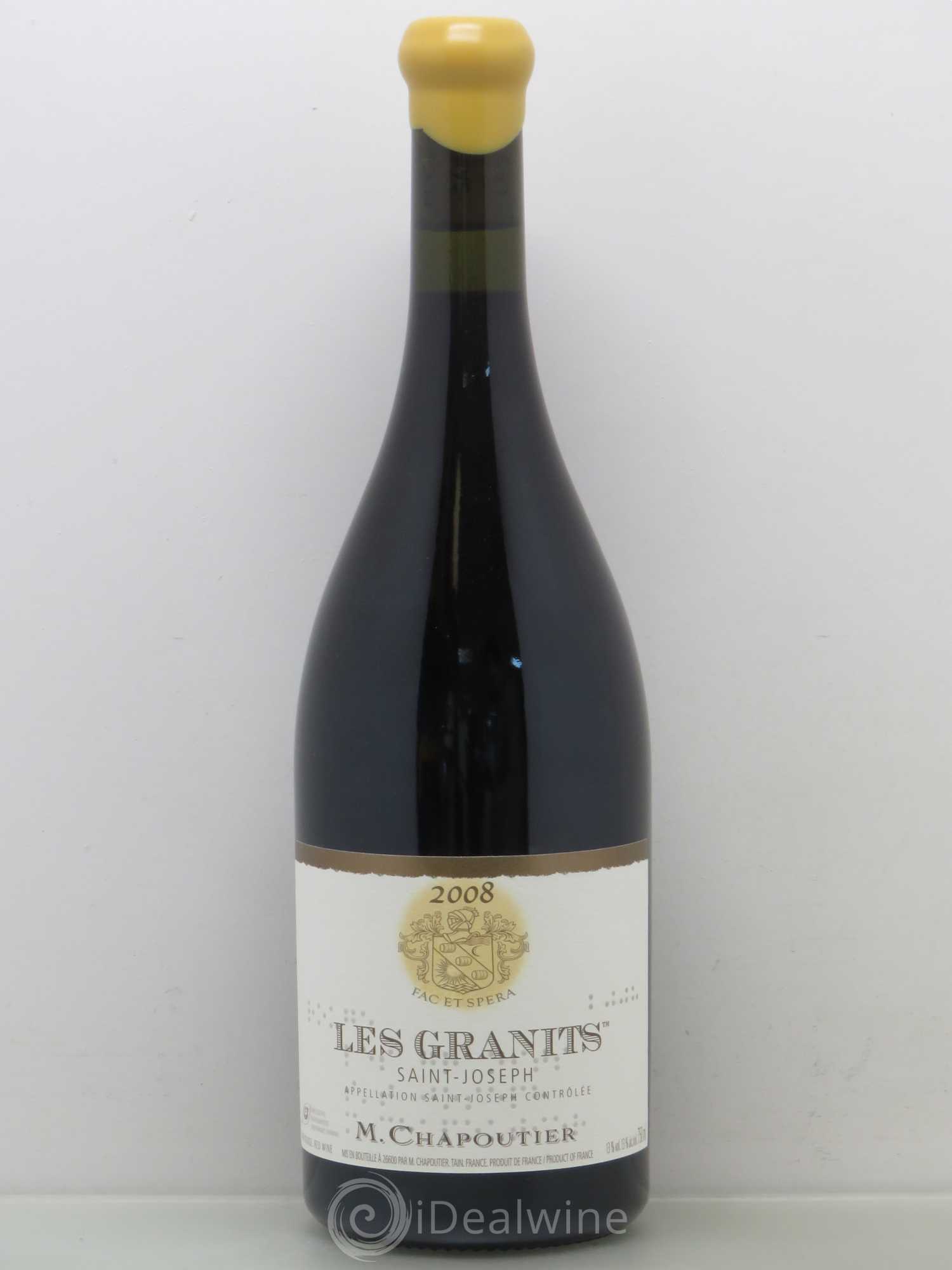 Saint-Joseph Les Granits Chapoutier 2008 - Lot de 1 bouteille - 0