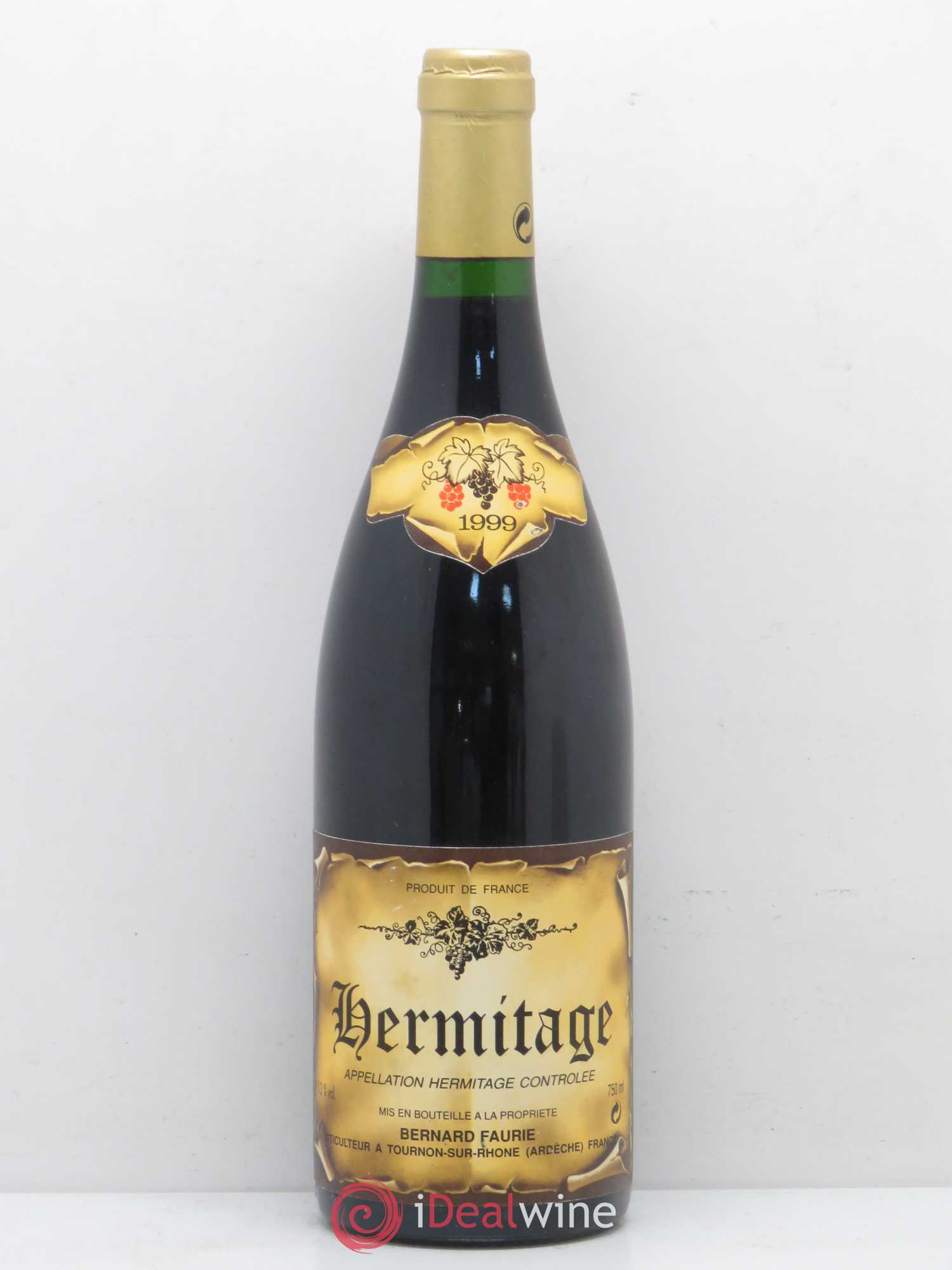 Hermitage Bernard Faurie 1999 - Posten von 1 Flasche - 0