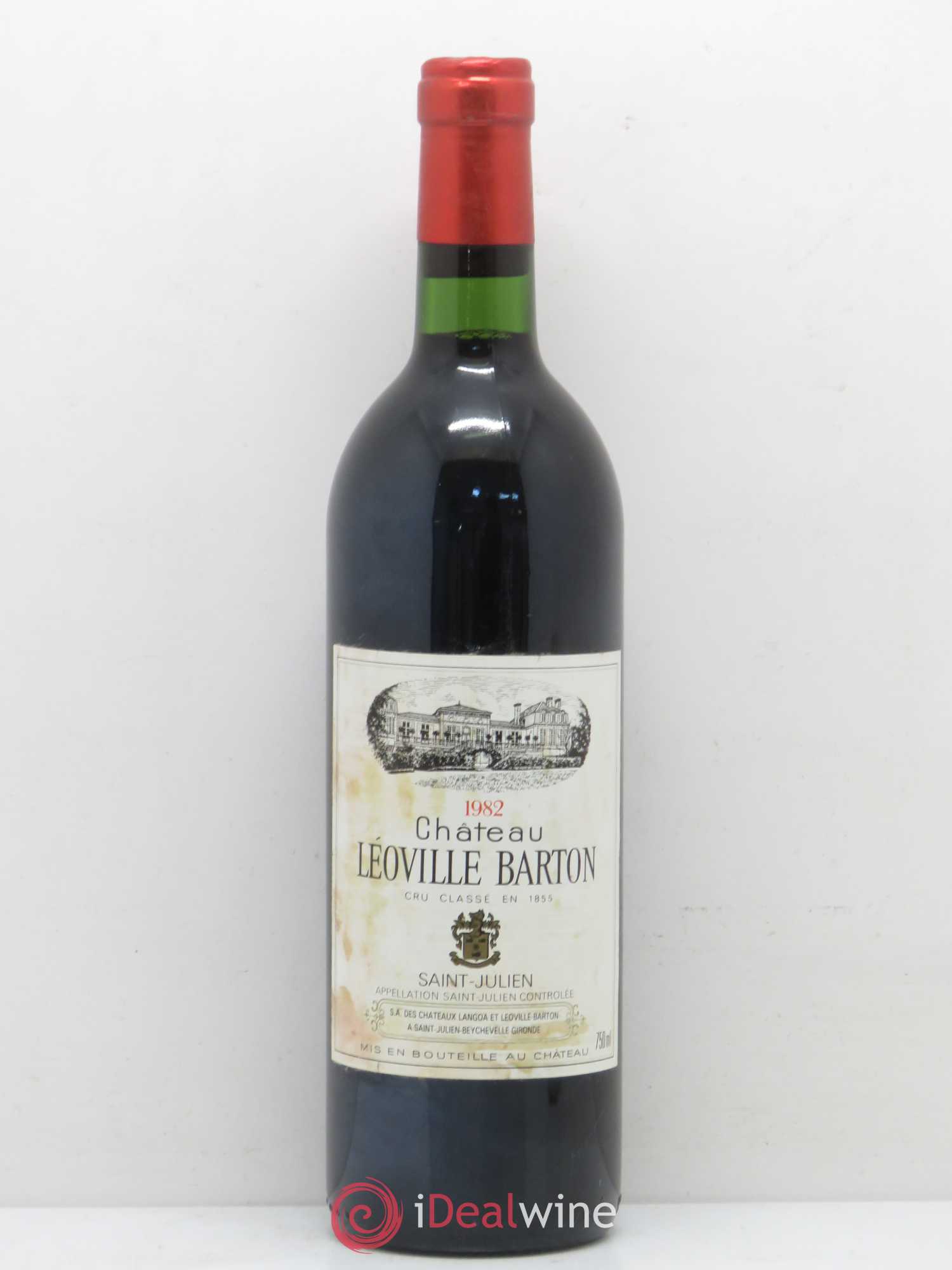 Château Léoville Barton 2ème Grand Cru Classé 1982 - Lot de 1 bouteille - 0
