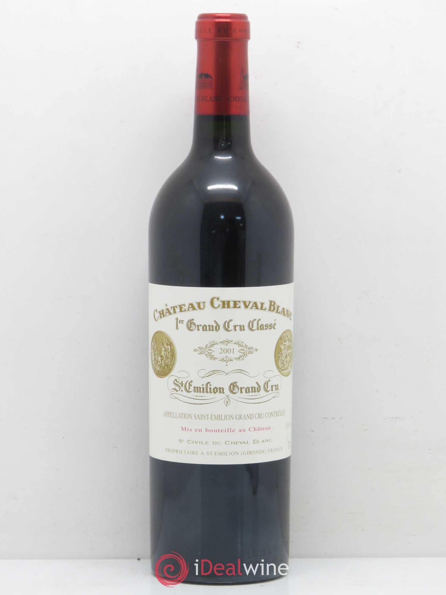 Château Cheval Blanc 1er Grand Cru Classé A 2001 - Lot de 1 bouteille - 0
