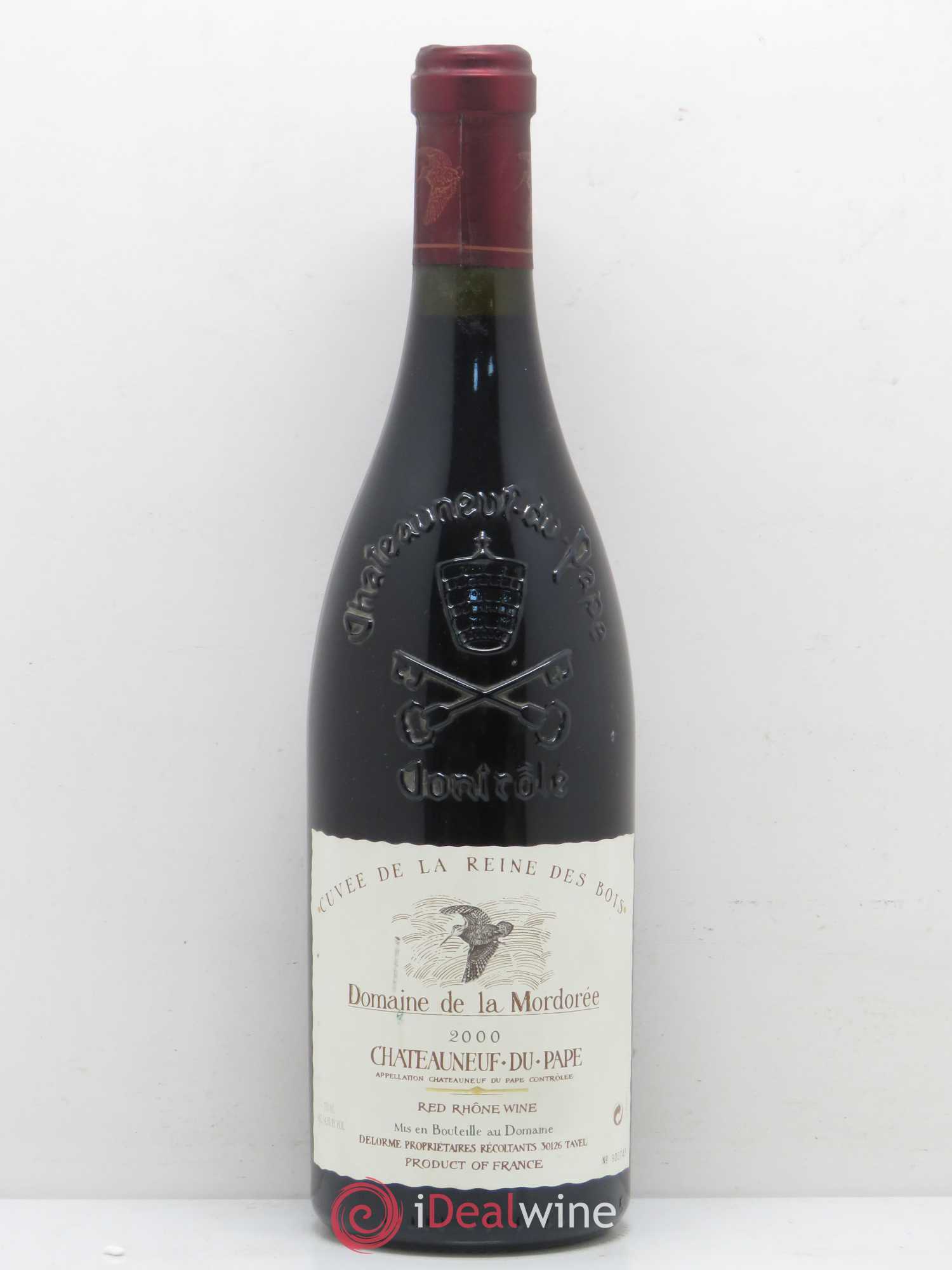 Châteauneuf-du-Pape Cuvée de la Reine des Bois La Mordorée (Domaine de) 2000 - Lot de 1 bouteille - 0