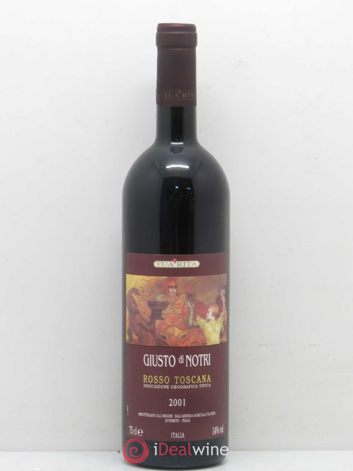 Toscana IGT Tua Rita Giusto di Notri (sans prix de réserve) 2001 - Posten von 1 Flasche - 0