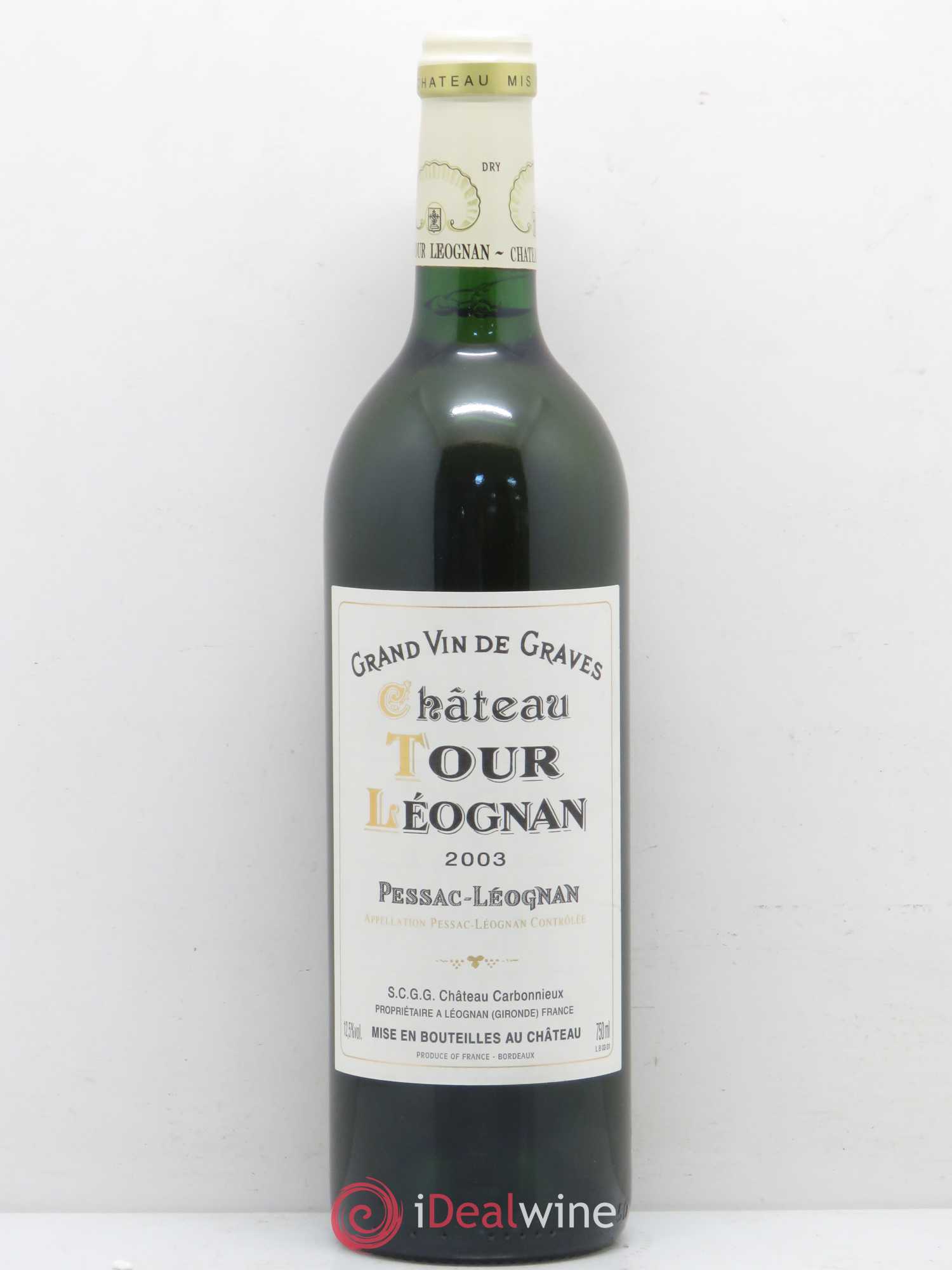 Château Tour Léognan (ohne Mindestpreis) 2003 - Posten von 1 Flasche - 0