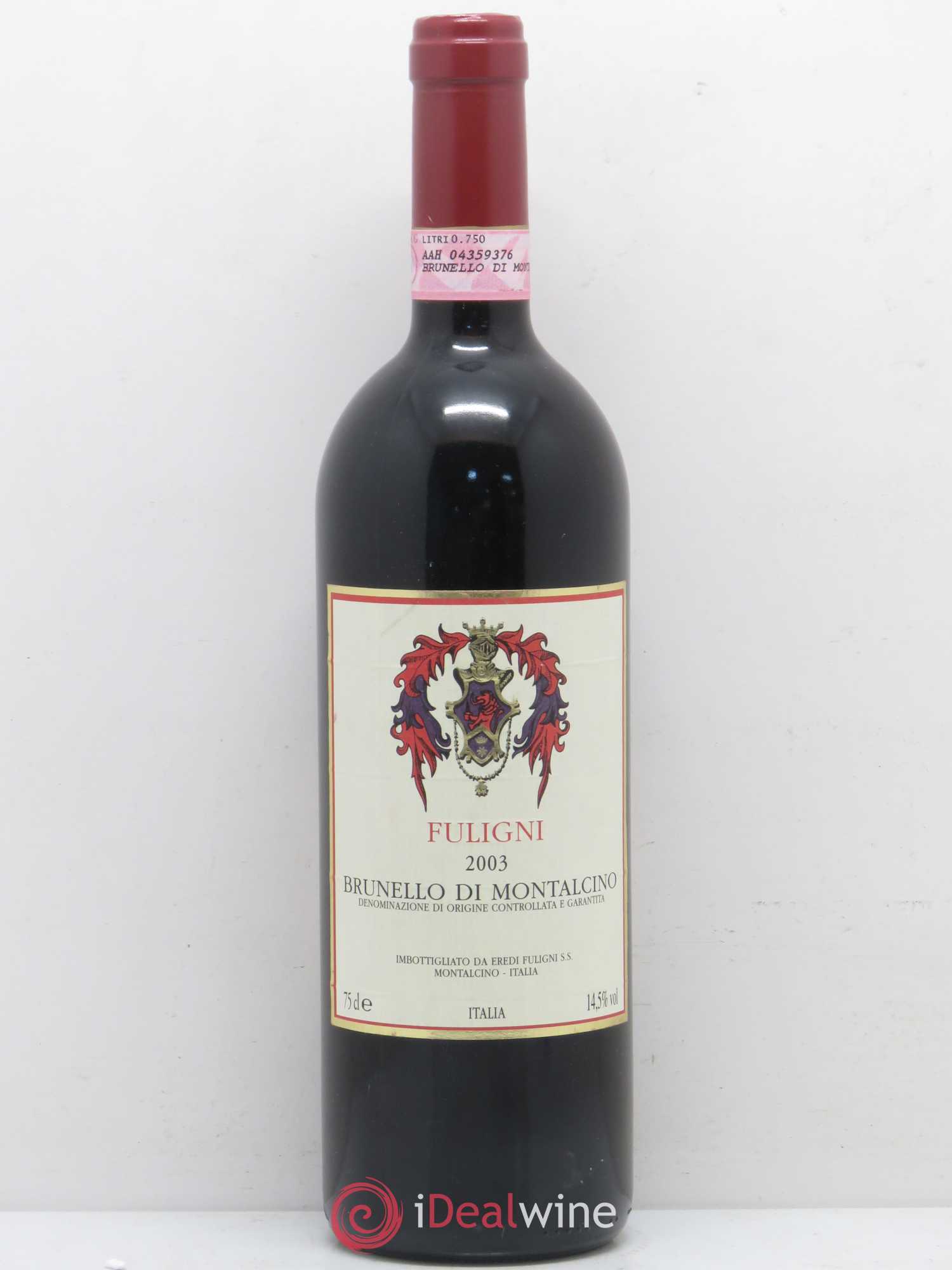 Brunello di Montalcino DOCG Fuligni 2003 - Lot de 1 bouteille - 0