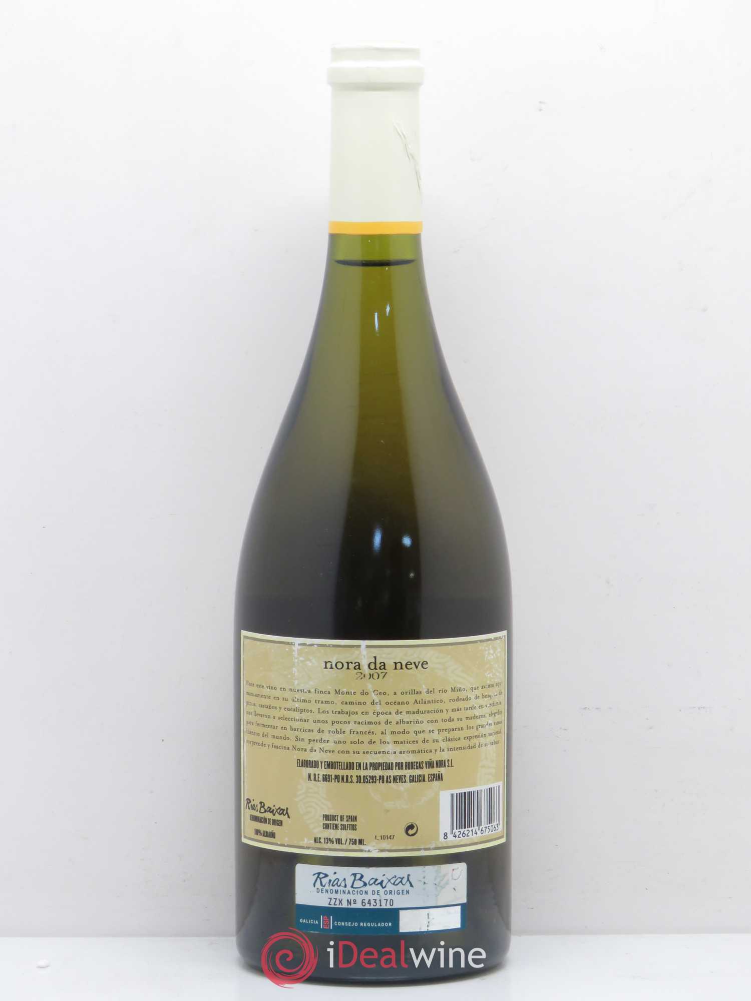Rias Baixas Nora de Neve Bodegas Naia Vina Sila (no reserve) 2007 - Lot of 1 bottle - 1