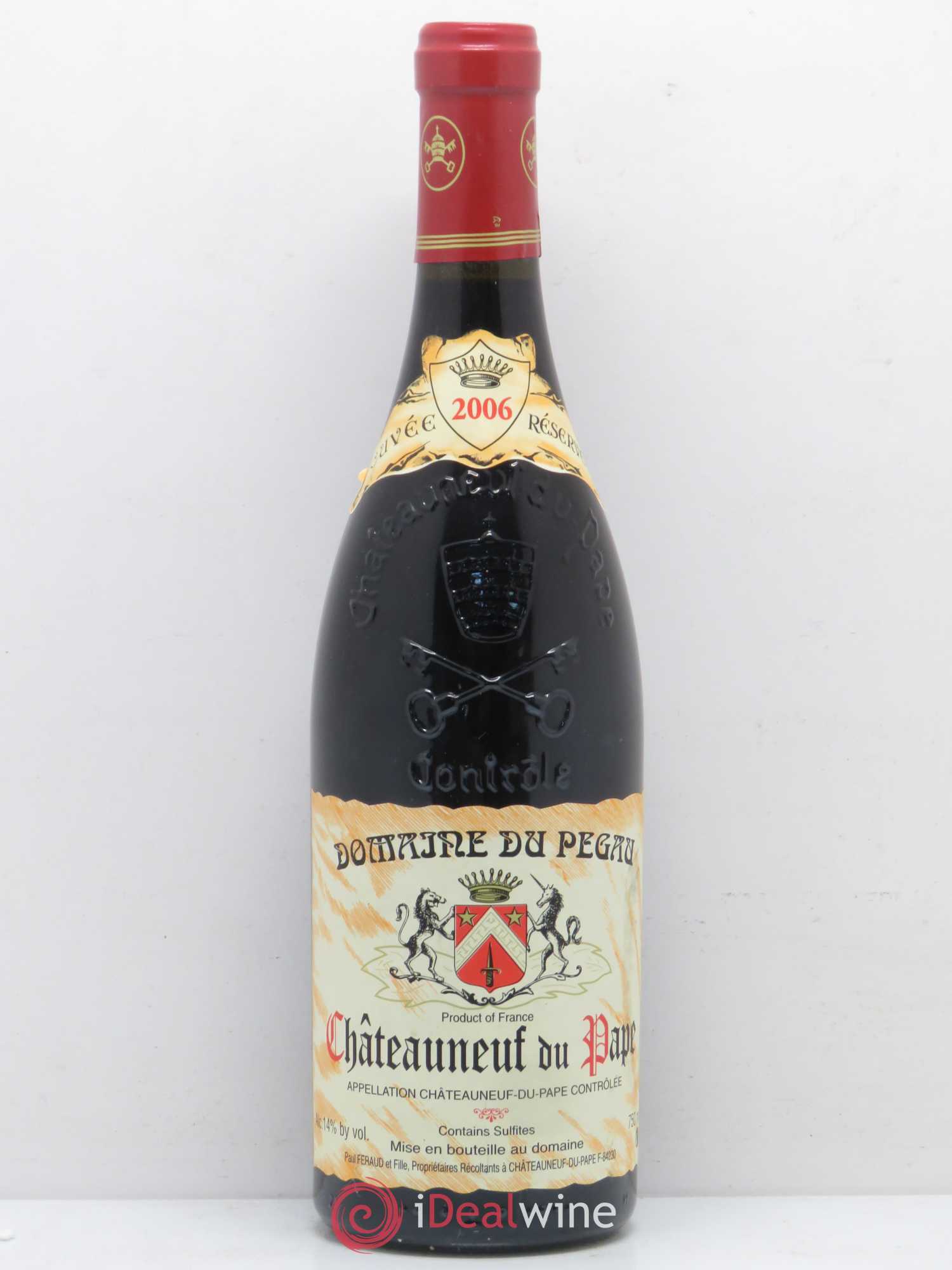 Châteauneuf-du-Pape Domaine du Pégau Cuvée Réservée Paul et Laurence Féraud 2006 - Lot de 1 bouteille - 0