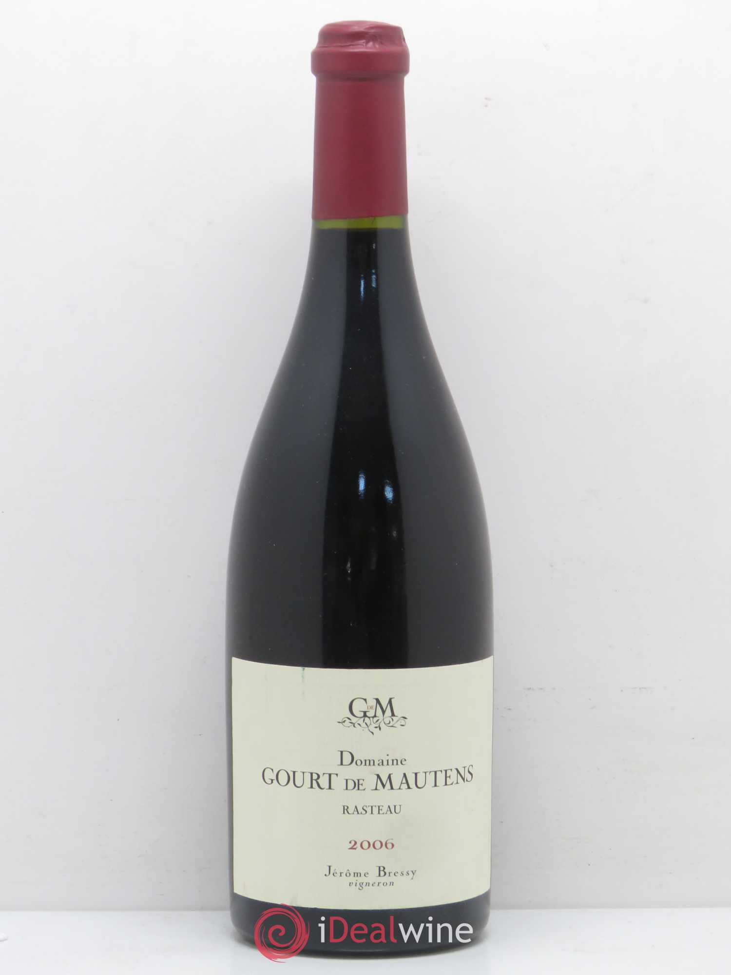 Rasteau Domaine Gourt de Mautens - Jérôme Bressy 2006 - Lot de 1 bouteille - 0