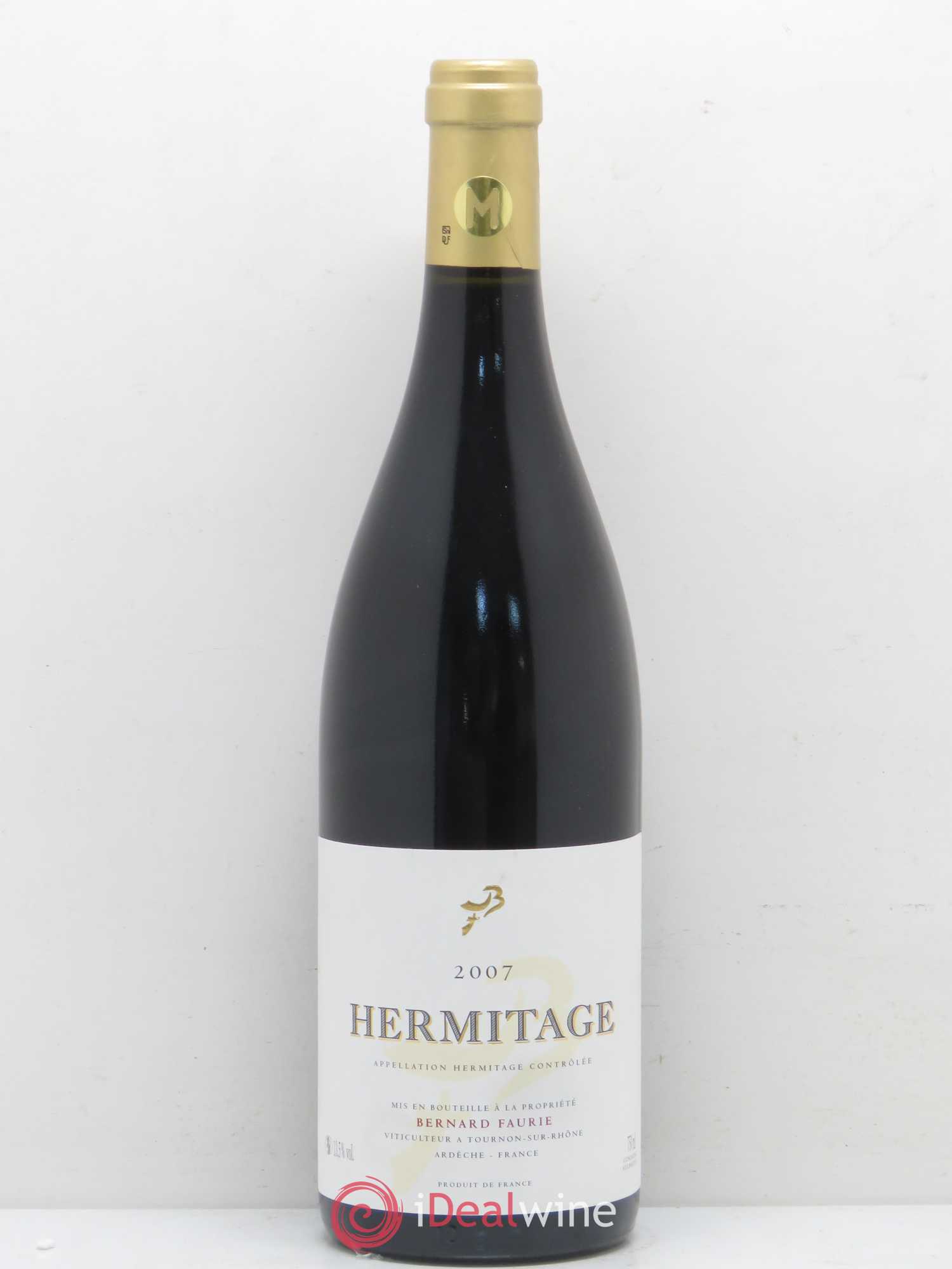 Hermitage Méal Bernard Faurie 2007 - Posten von 1 Flasche - 0