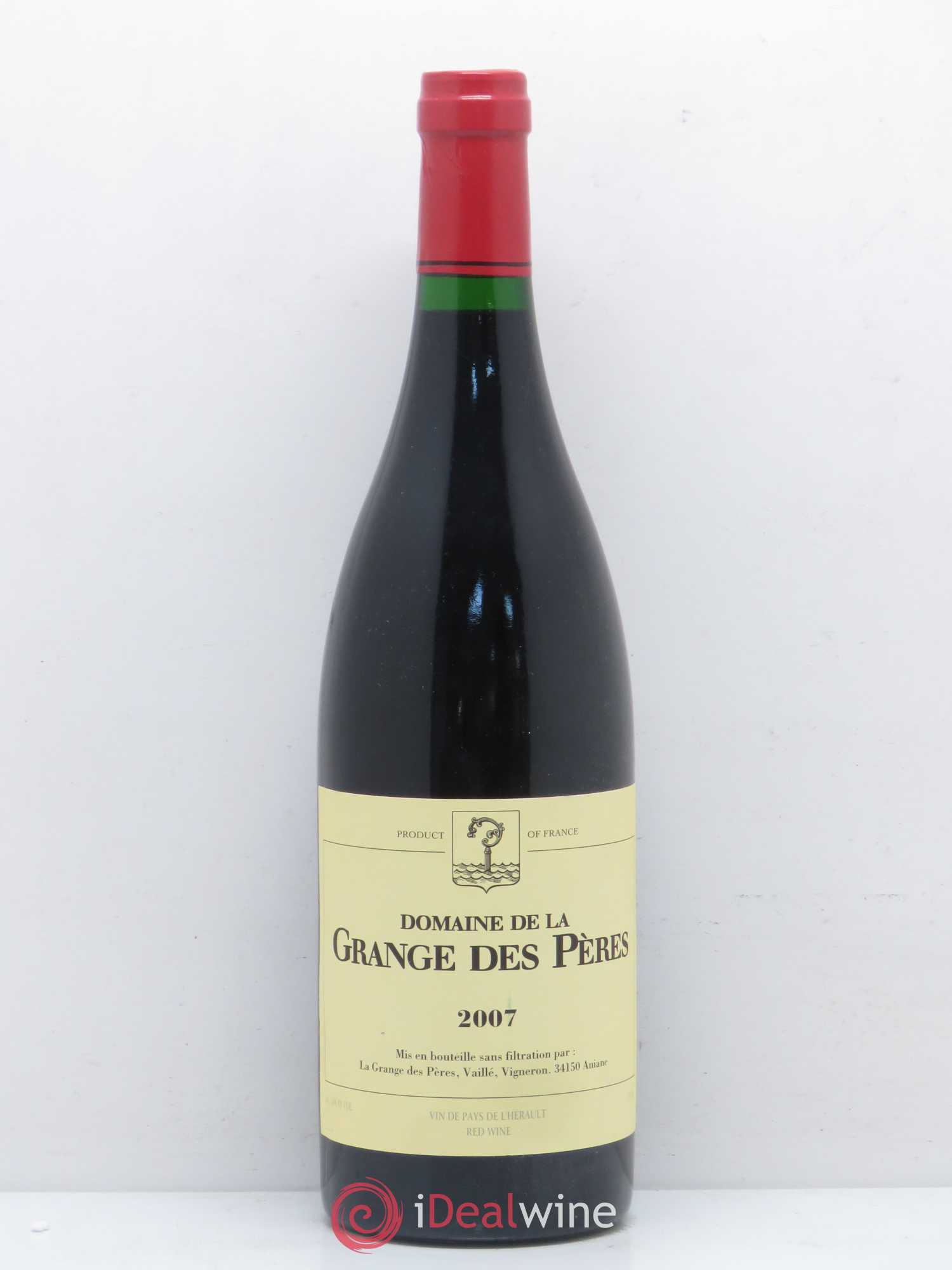 Pays d'Hérault Grange des Pères Laurent Vaillé 2007 - Lot de 1 bouteille - 0