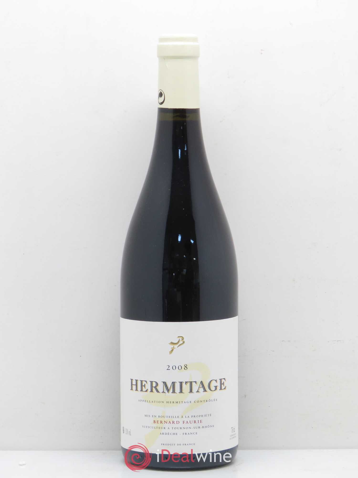 Hermitage Greffieux Bessards Bernard Faurie 2008 - Posten von 1 Flasche - 0