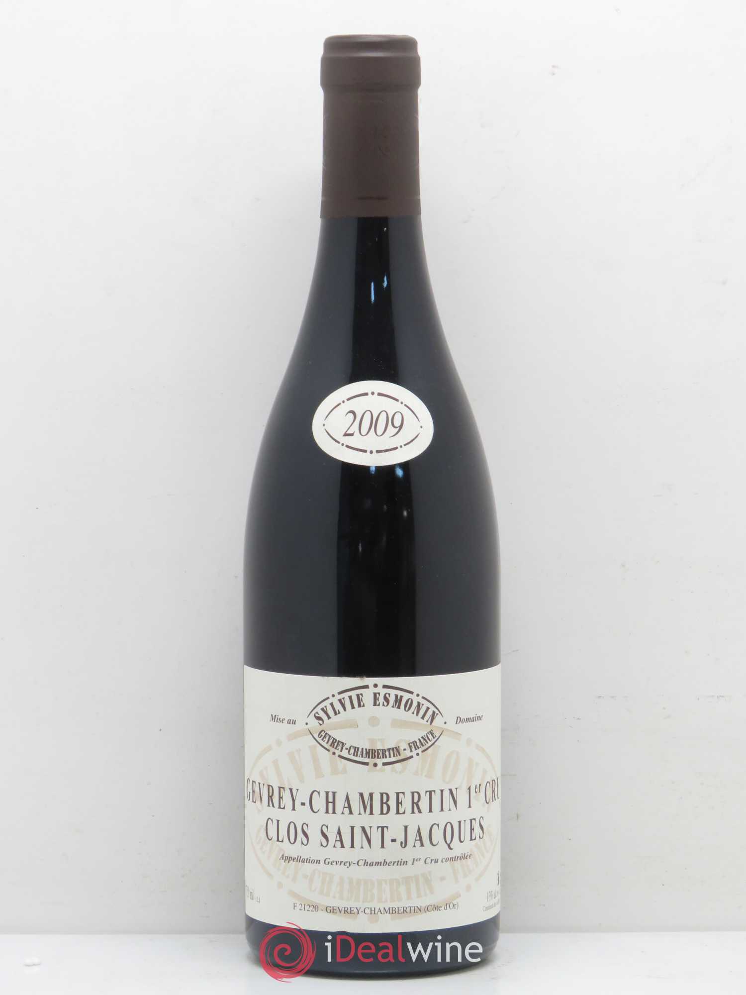 Gevrey-Chambertin 1er Cru Clos Saint Jacques Sylvie Esmonin 2009 - Lot de 1 bouteille - 0