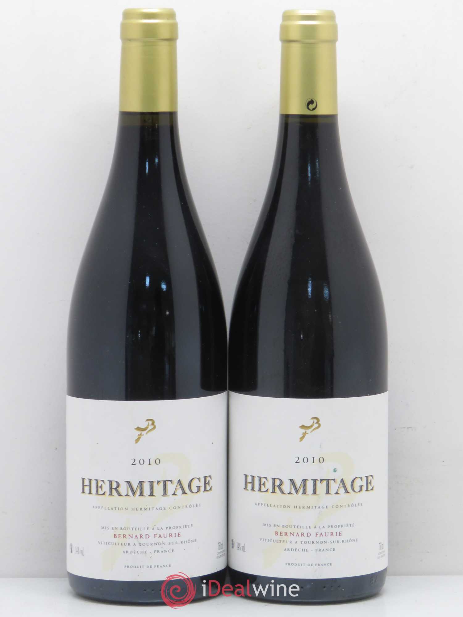 Hermitage Bernard Faurie Bessards 2010 - Posten von 2 Flaschen - 0