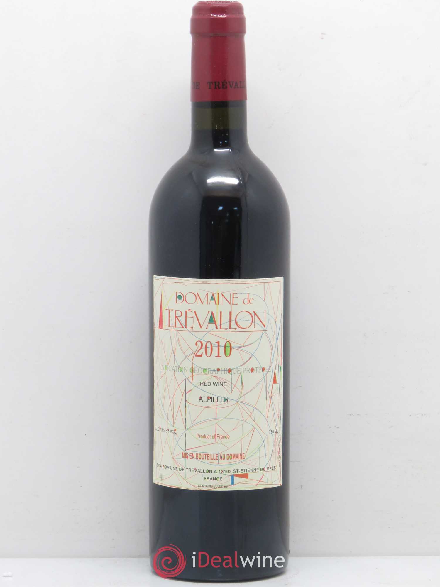 Coteaux d'Aix-en-Provence Trévallon (Domaine de) Eloi Dürrbach 2010 - Lot de 1 bouteille - 0