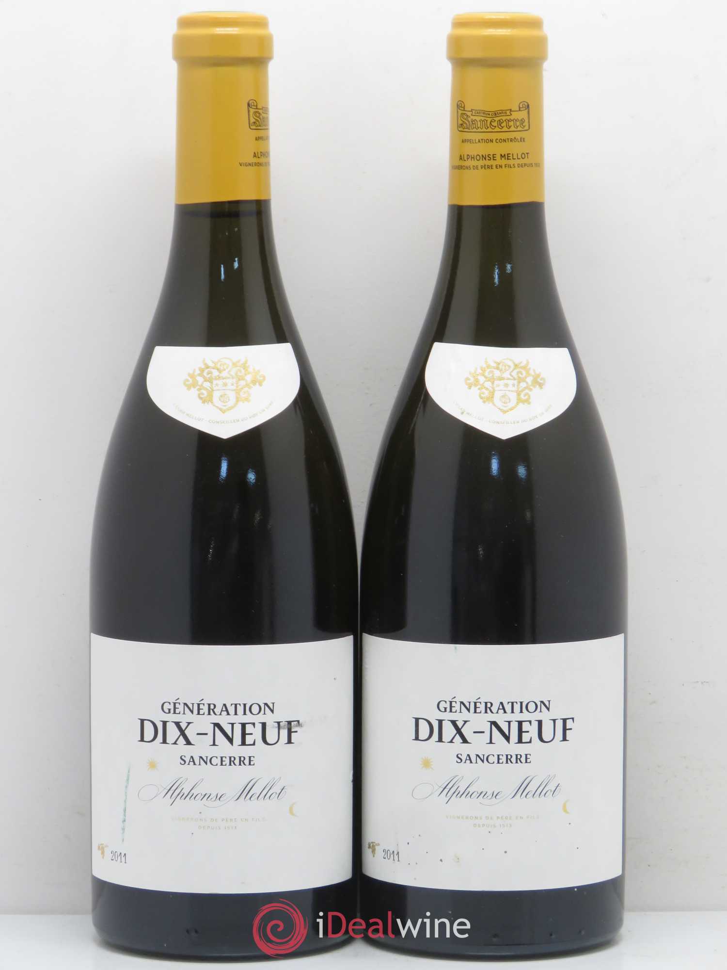 Sancerre Génération XIX Alphonse Mellot 2011 - Lot de 2 bouteilles - 0