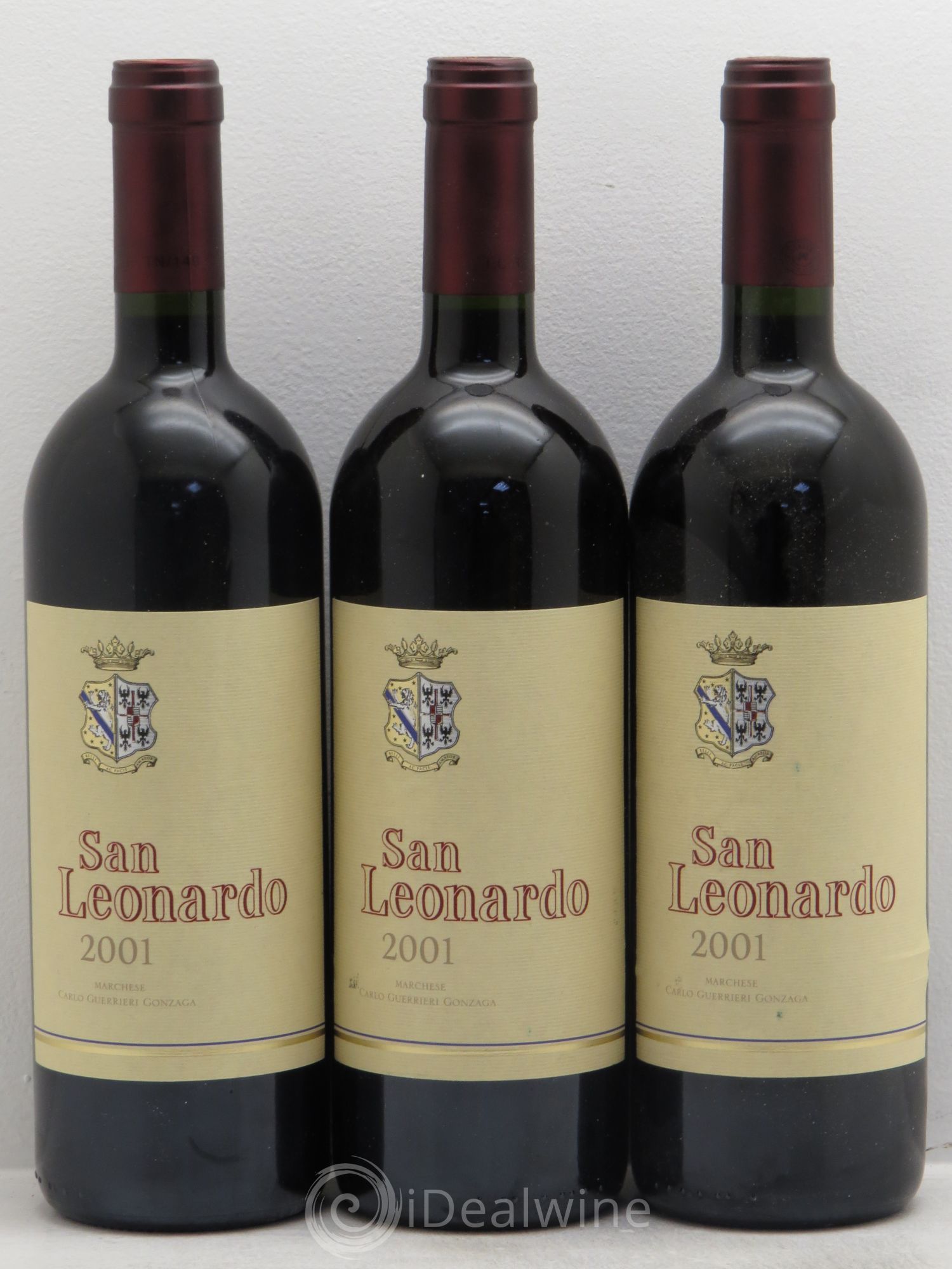 Italie IGP Tenuta San Leonardo 2001 - Posten von 3 Flaschen - 0