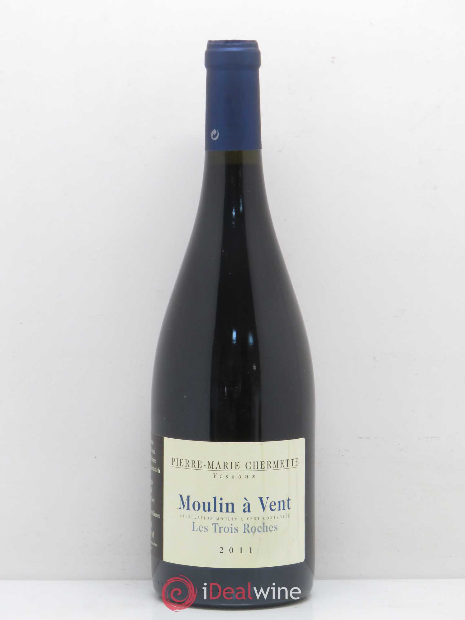 Moulin-à-Vent Les Trois Roches Domaine du Vissoux - P-M. Chermette 2011 - Lot de 1 bouteille - 0